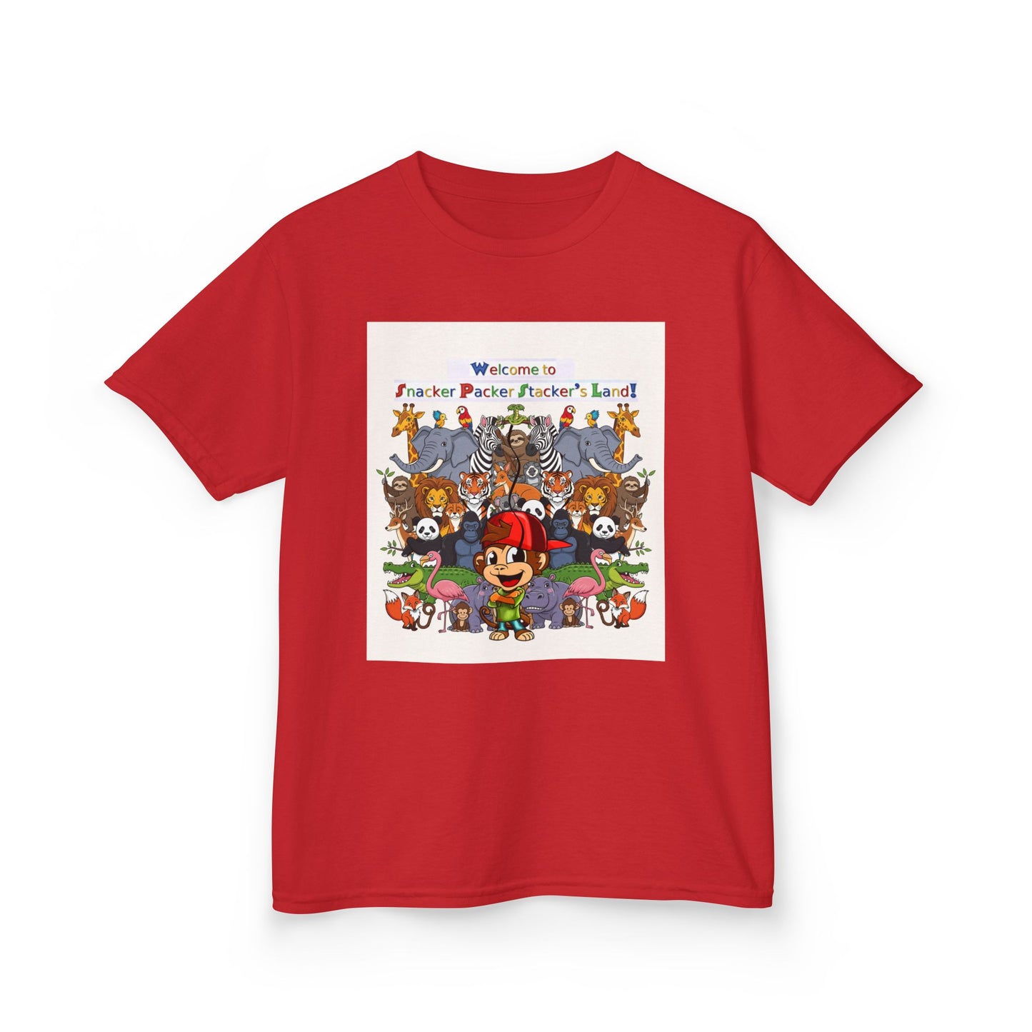 Welcome to Fantasy Animal Kingdom Kids Tee, Fun Graphic T-Shirt, Children's Apparel, Animal Lovers Gift, Kids Summer Outfit, Birthday Gift