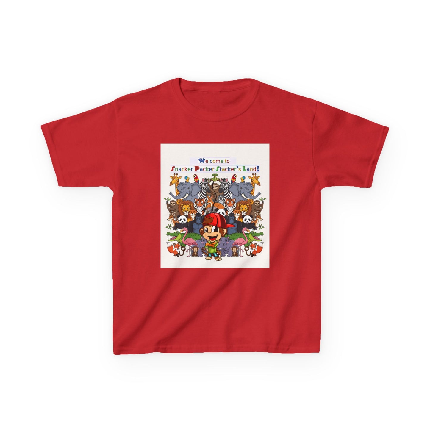 Welcome to Fantasy Animal Kingdom Kids Tee, Fun Graphic T-Shirt, Children's Apparel, Animal Lovers Gift, Kids Summer Outfit, Birthday Gift