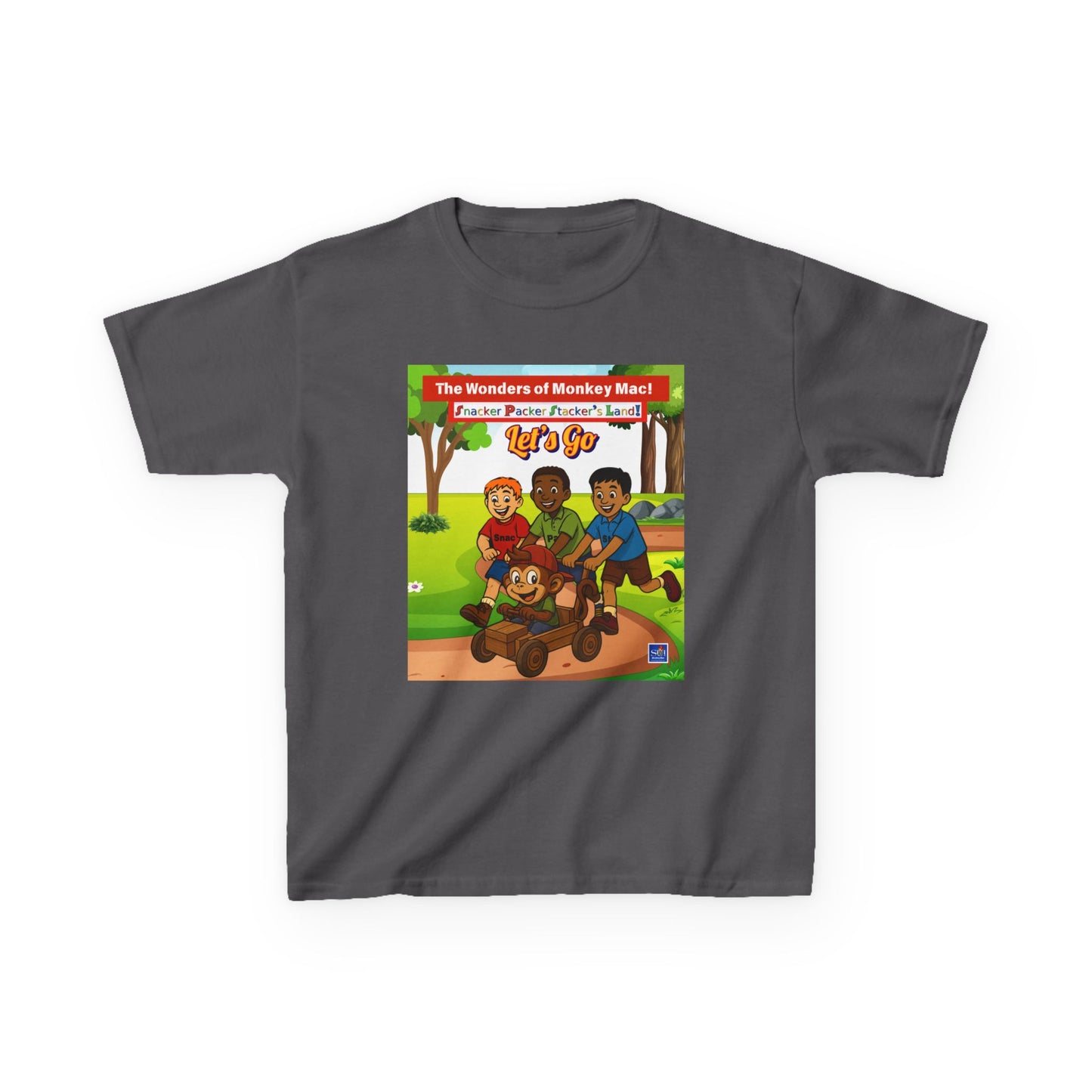 Kids Softstyle Tee - Welcome to Playtime Paradise Design