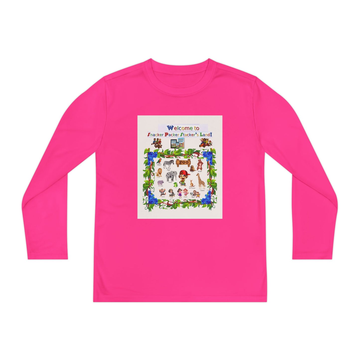 Youth Long Sleeve Tee - Welcome to the Petting Zoo Design