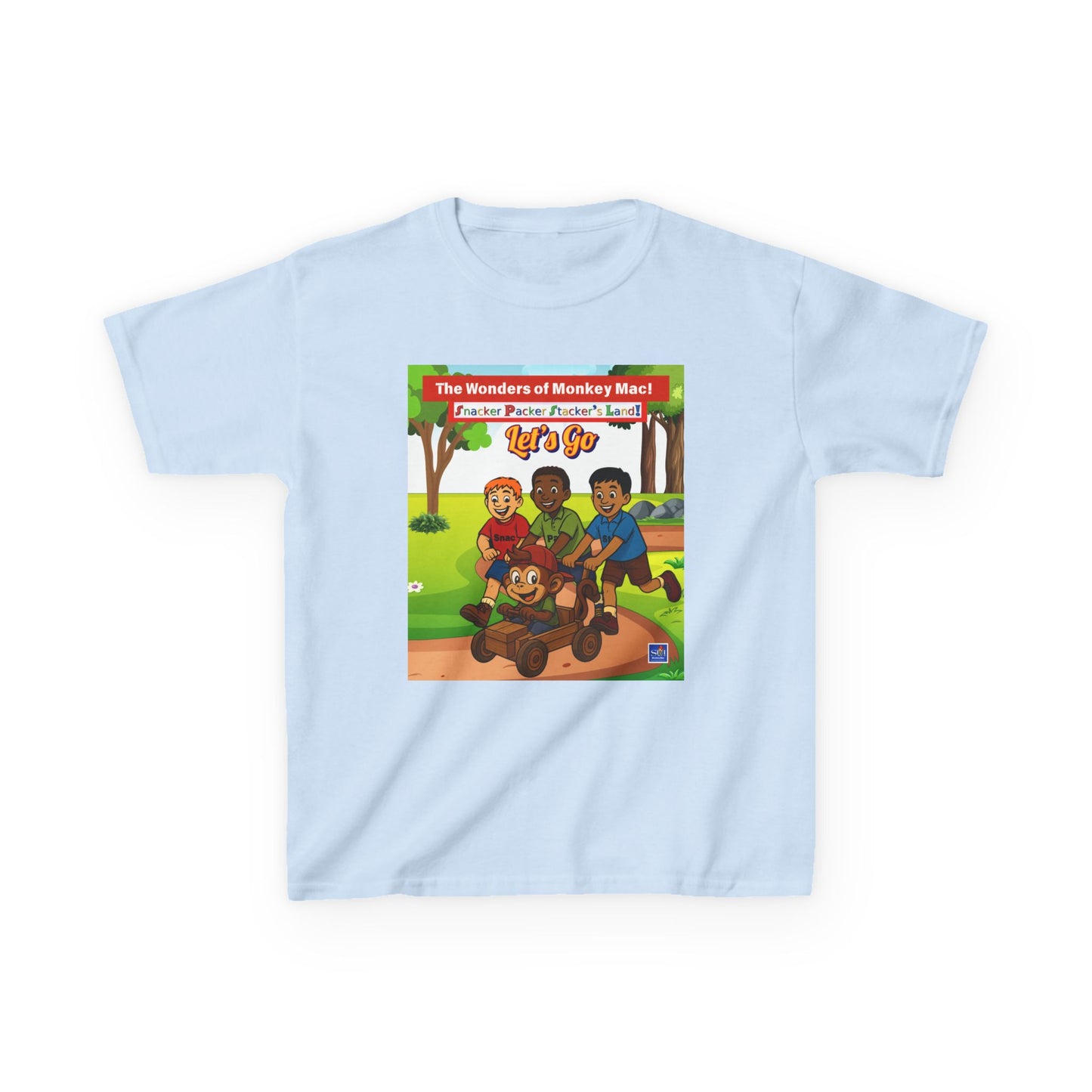 Kids Softstyle Tee - Welcome to Playtime Paradise Design