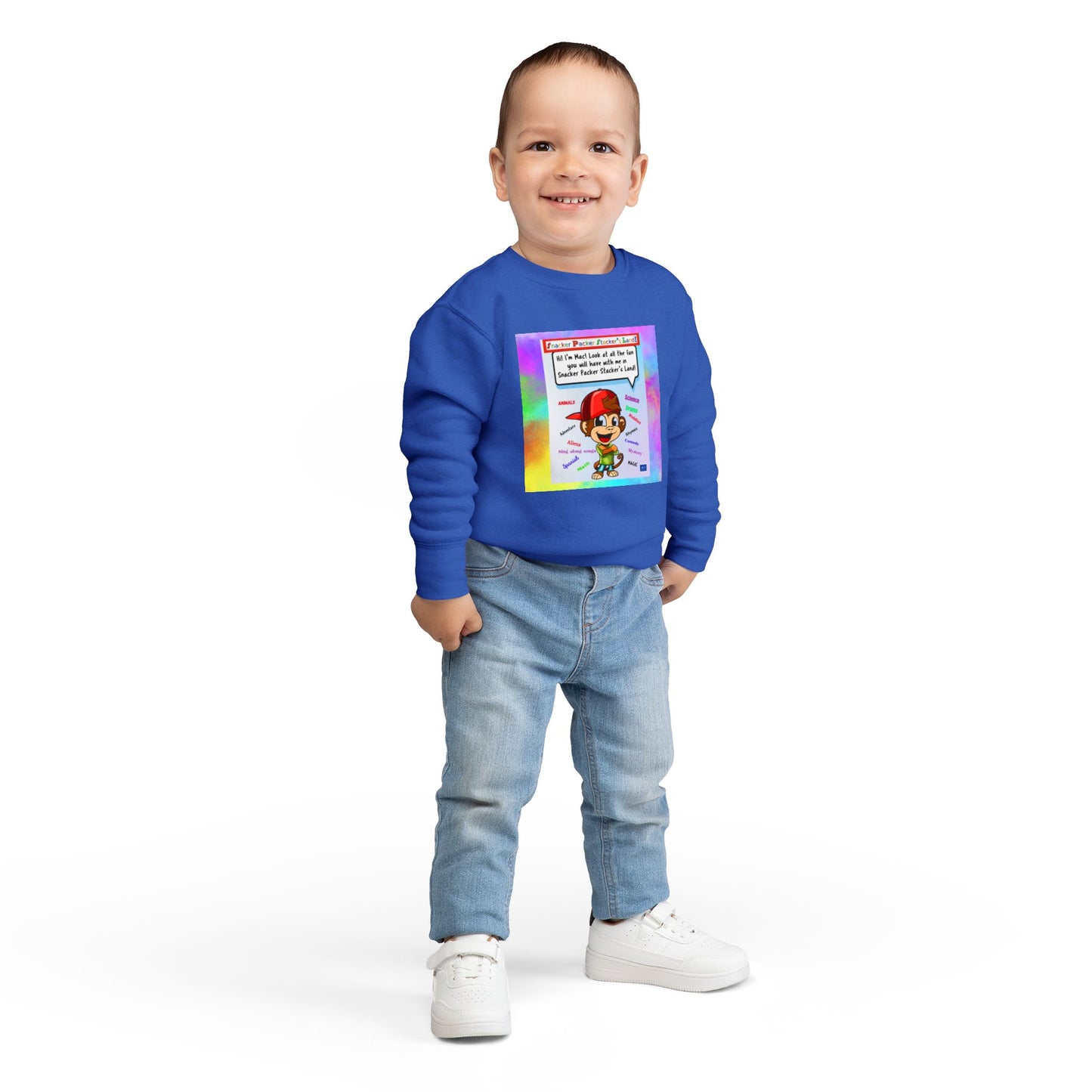 Toddler Sweatshirt with Playful Design - Perfect for Everyday Wear!