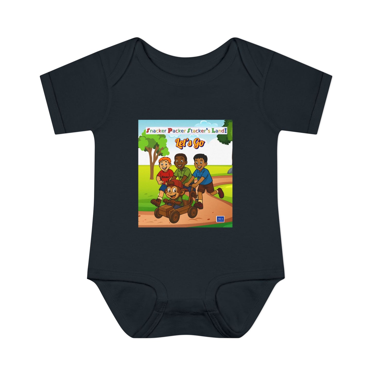 Cute Cartoon Adventure Infant Bodysuit – Perfect for Playtime