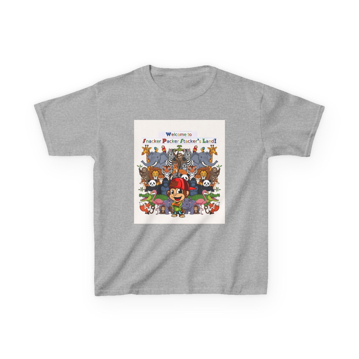 Welcome to Fantasy Animal Kingdom Kids Tee, Fun Graphic T-Shirt, Children's Apparel, Animal Lovers Gift, Kids Summer Outfit, Birthday Gift