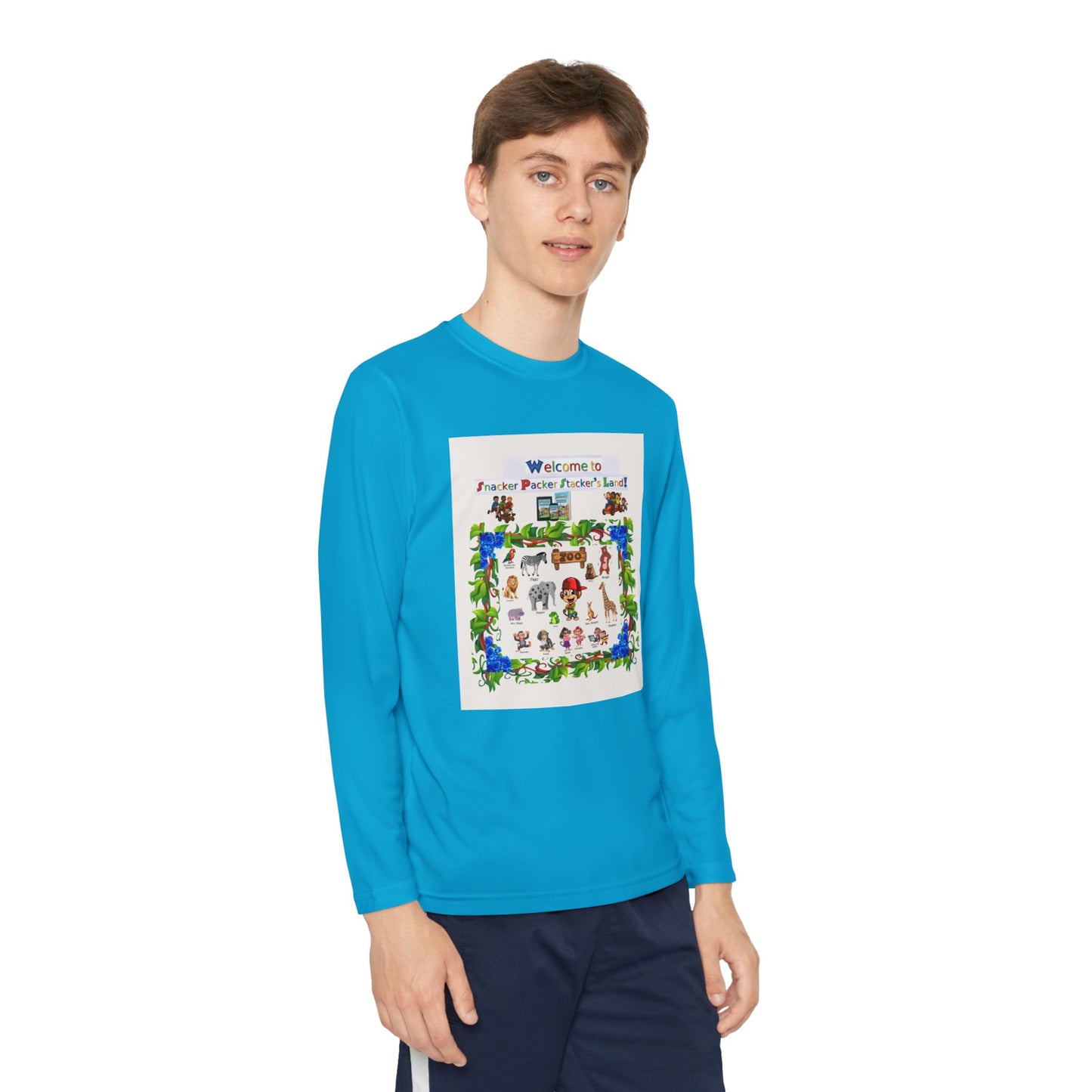 Youth Long Sleeve Tee - Welcome to the Petting Zoo Design