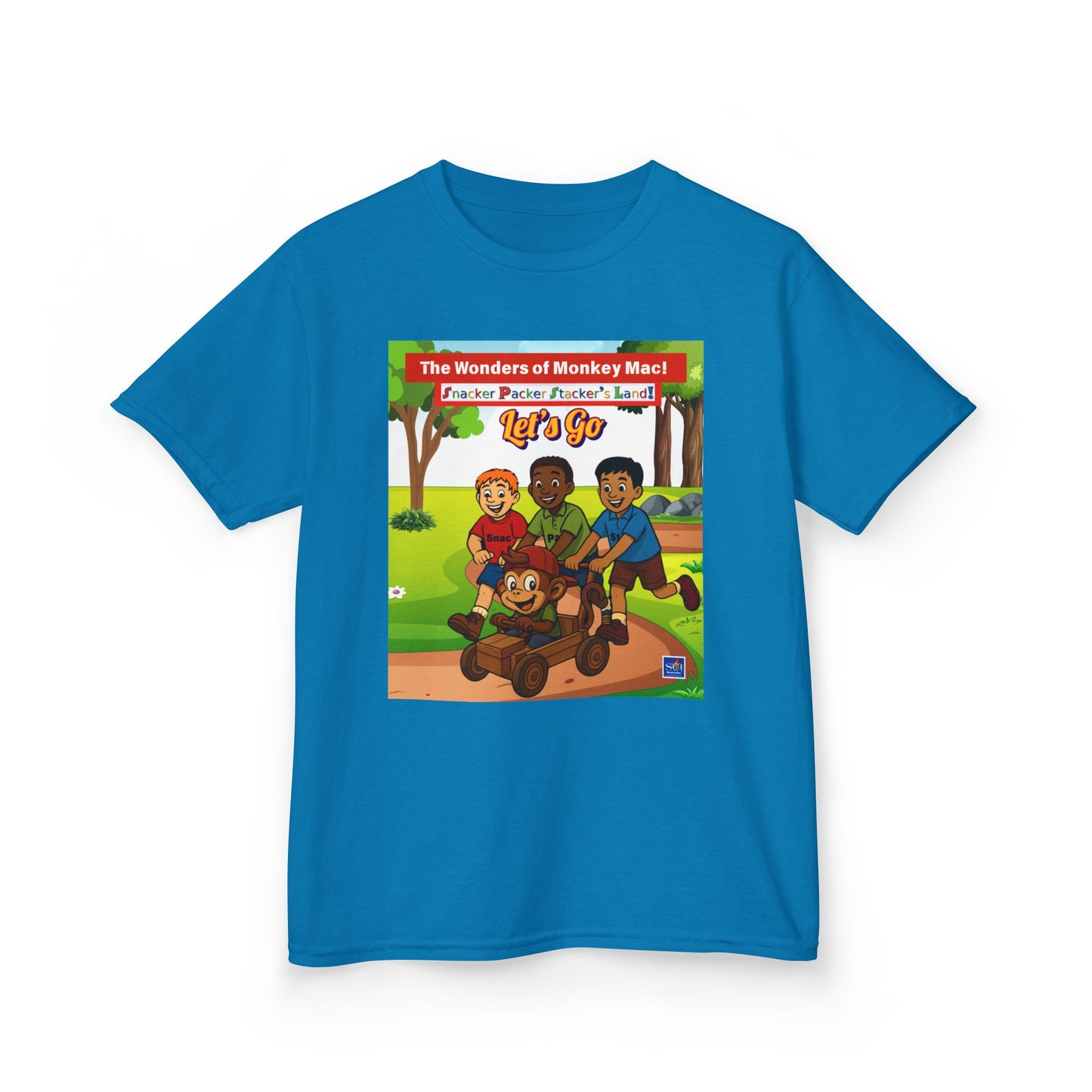 Kids Softstyle Tee - Welcome to Playtime Paradise Design