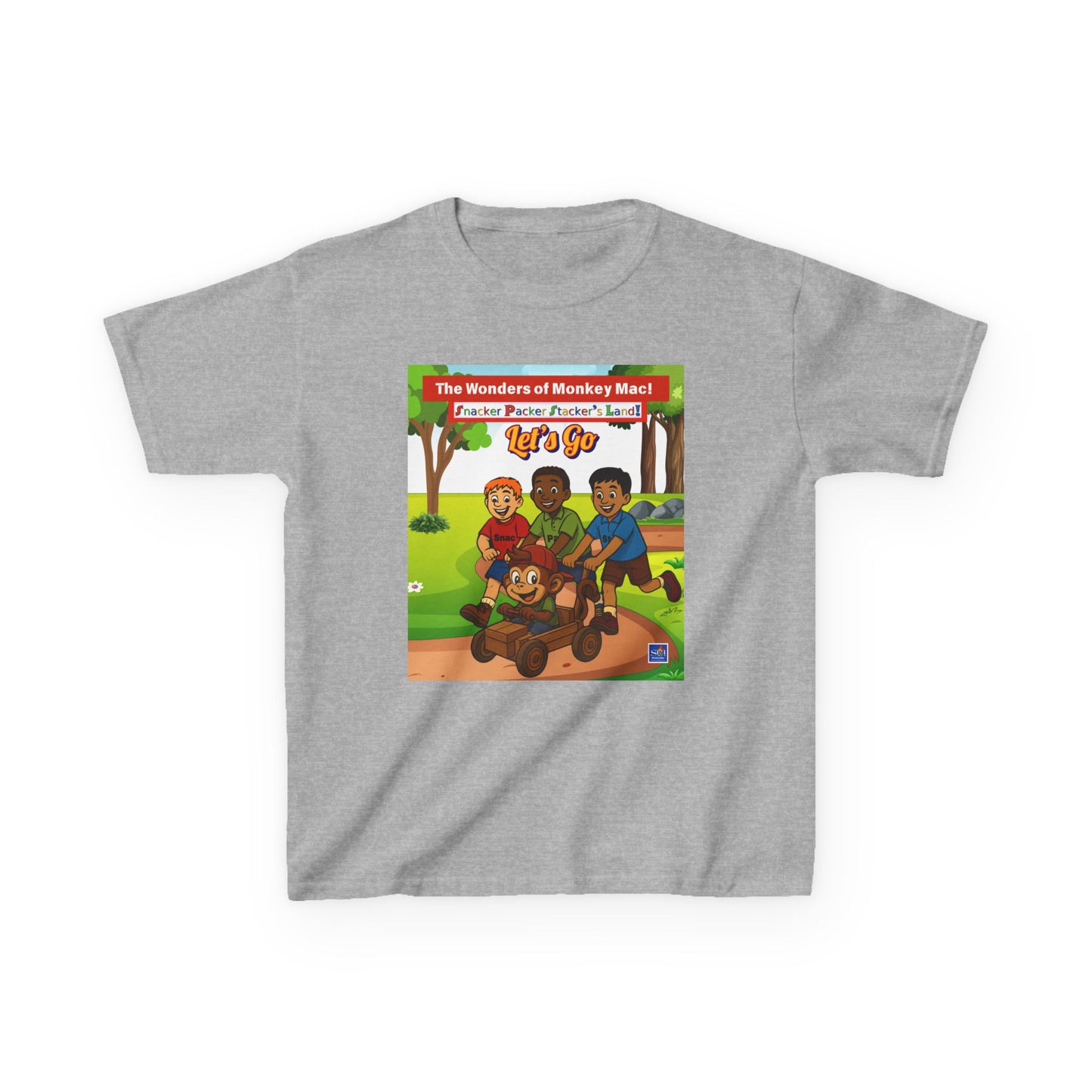 Kids Softstyle Tee - Welcome to Playtime Paradise Design