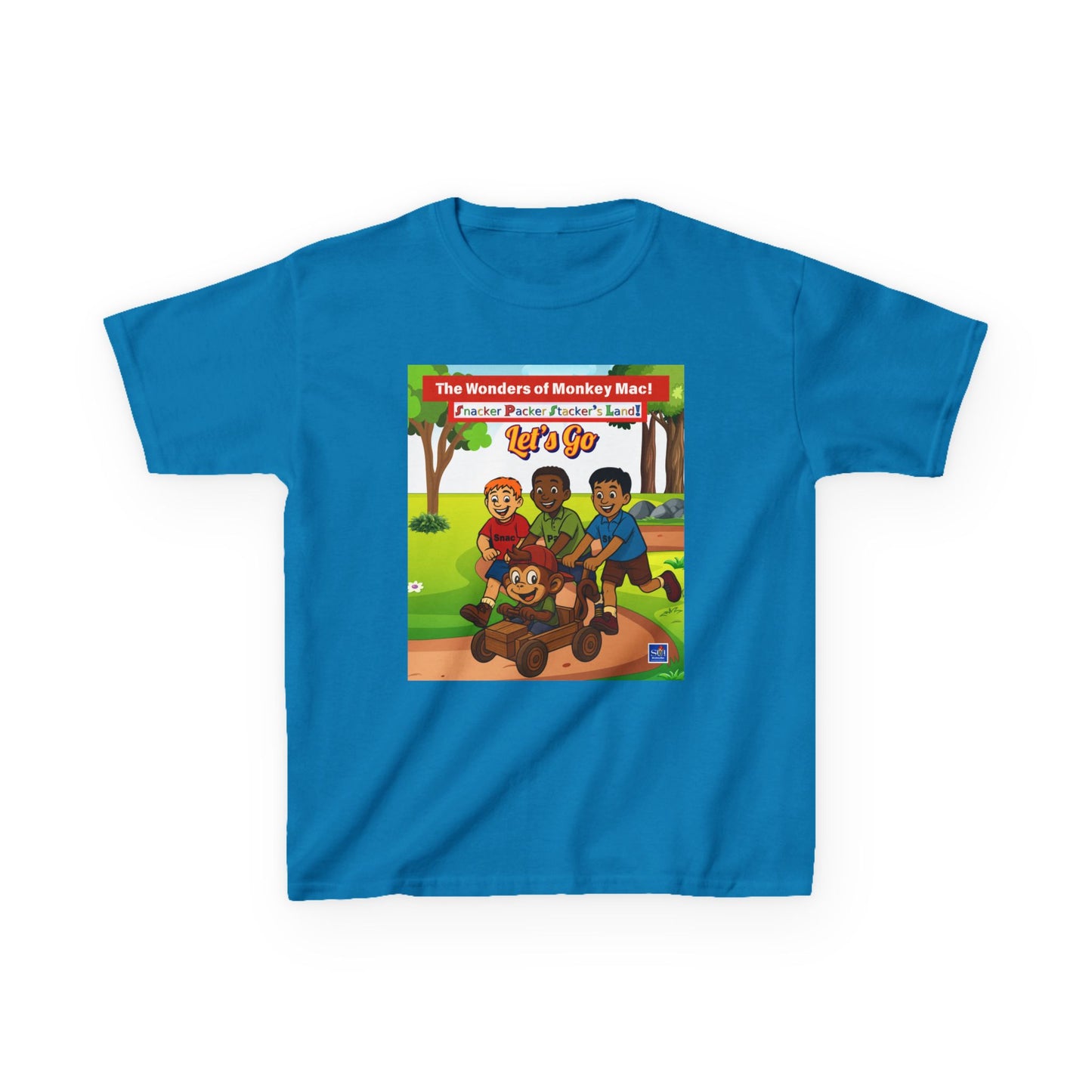 Kids Softstyle Tee - Welcome to Playtime Paradise Design