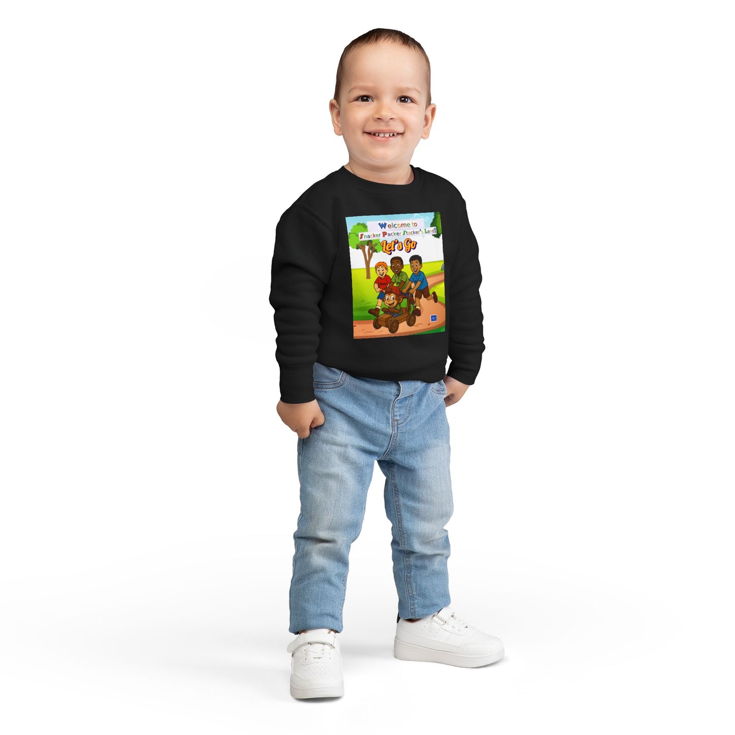 Toddler Sweatshirt - Welcome to Fun Adventures! Let's Go!