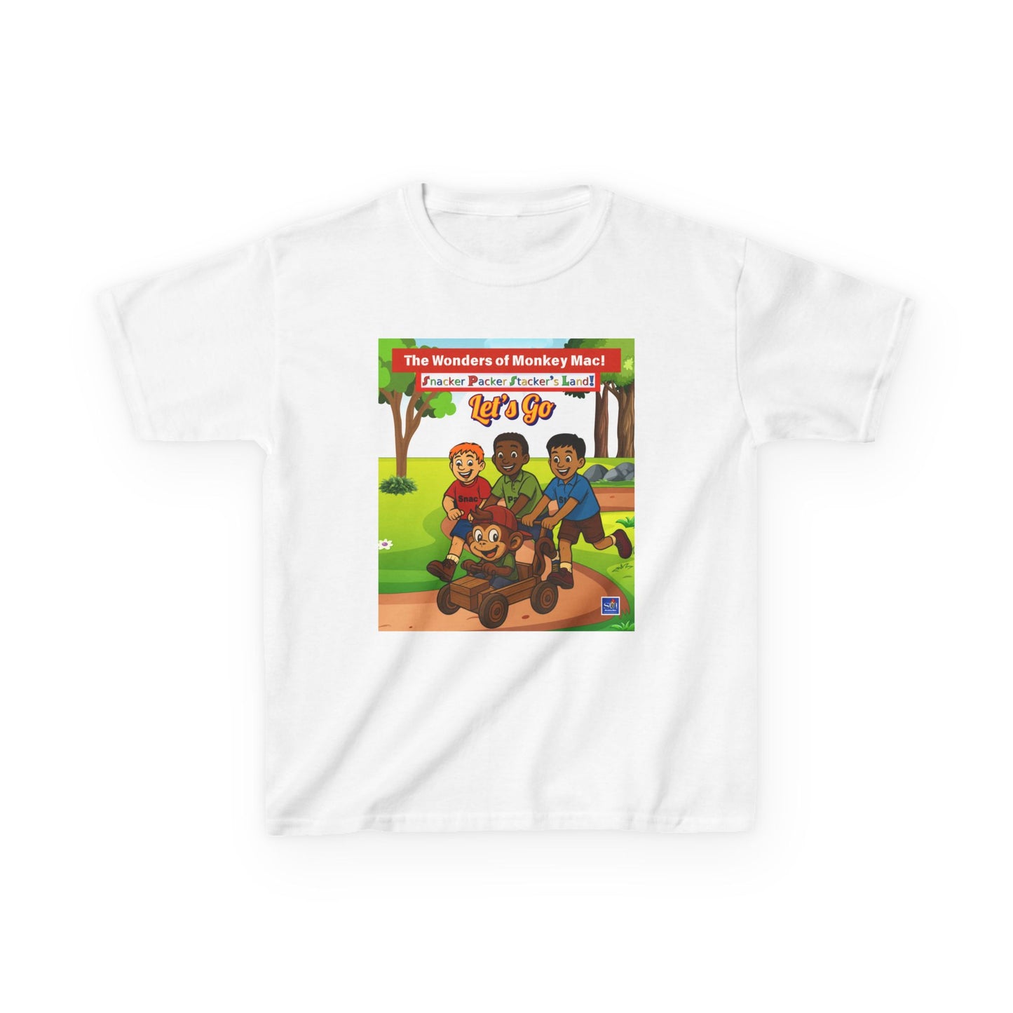 Kids Softstyle Tee - Welcome to Playtime Paradise Design