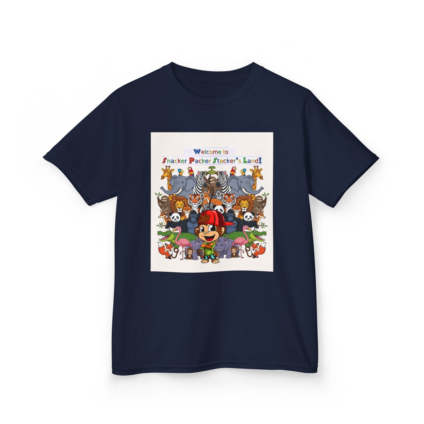Welcome to Fantasy Animal Kingdom Kids Tee, Fun Graphic T-Shirt, Children's Apparel, Animal Lovers Gift, Kids Summer Outfit, Birthday Gift