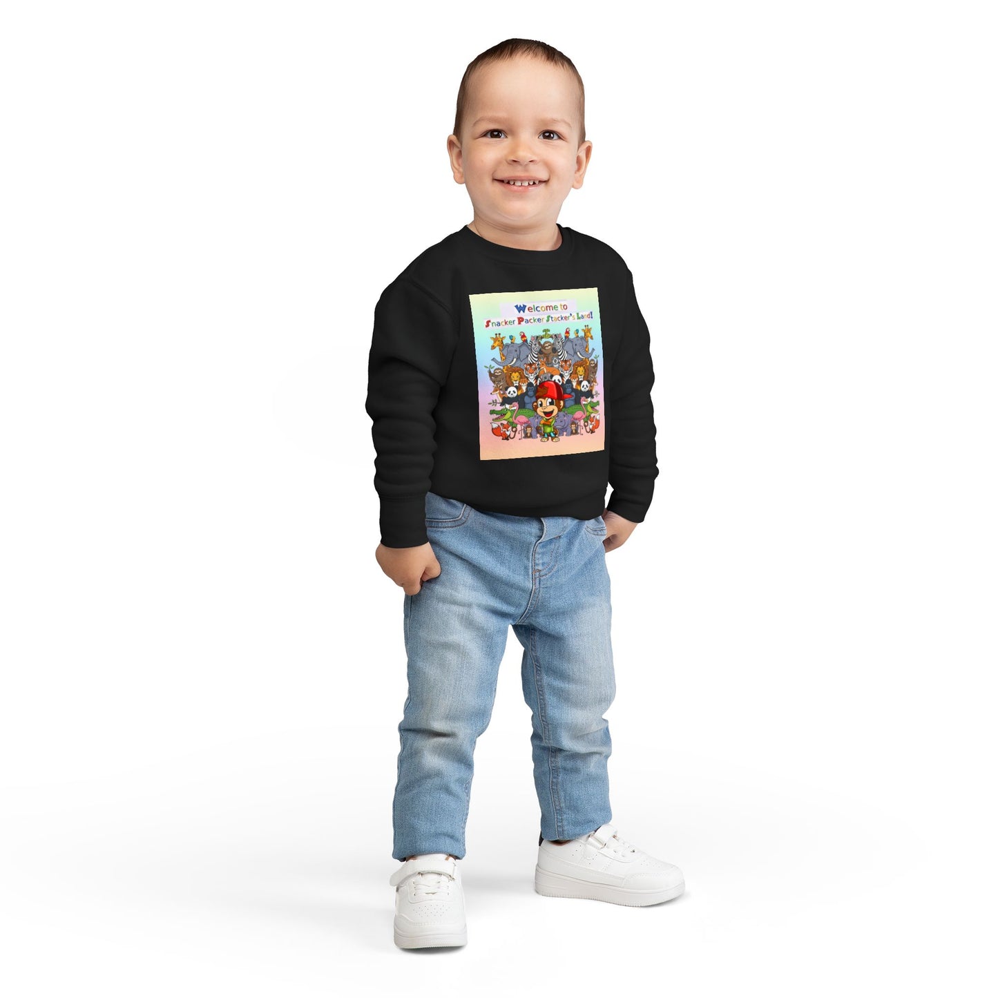 Toddler's welcome to Packer Puckers Land Toddler Sweatshirt