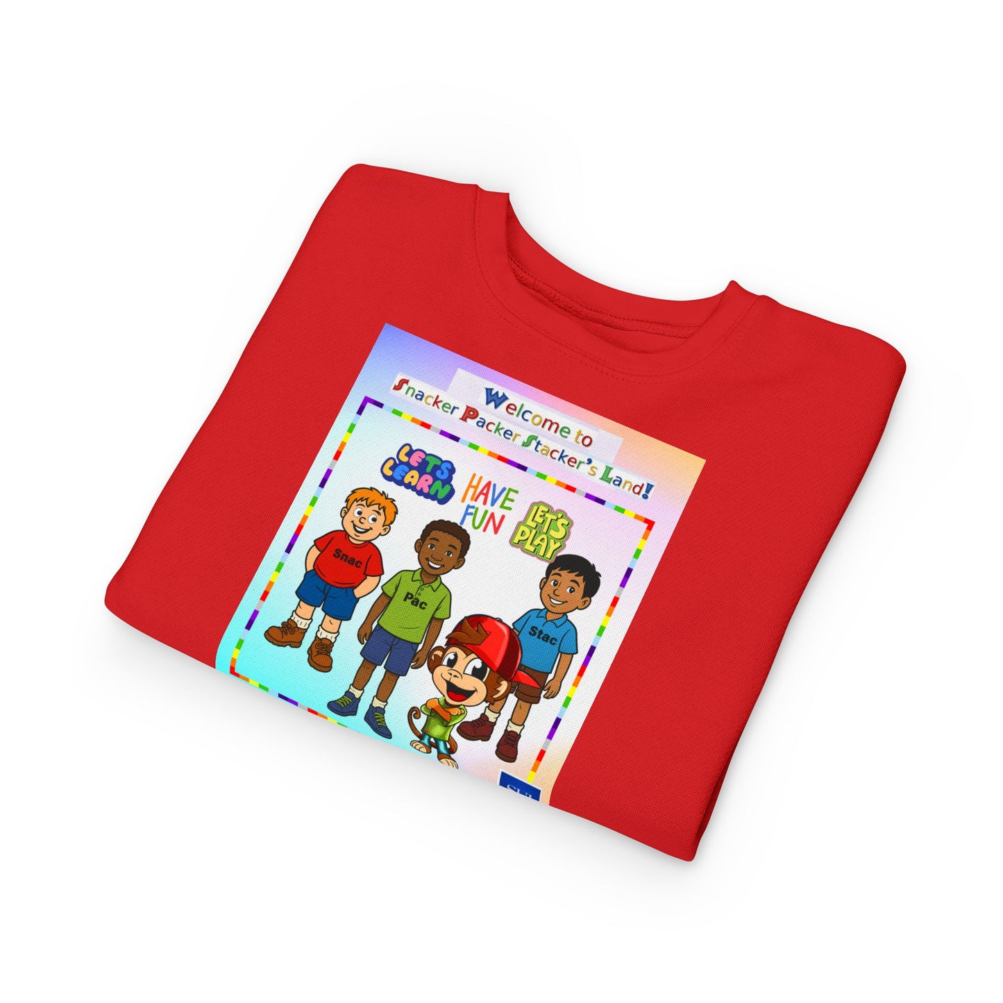 Toddler Sweatshirt - Welcome to Colorful Fun Day Design