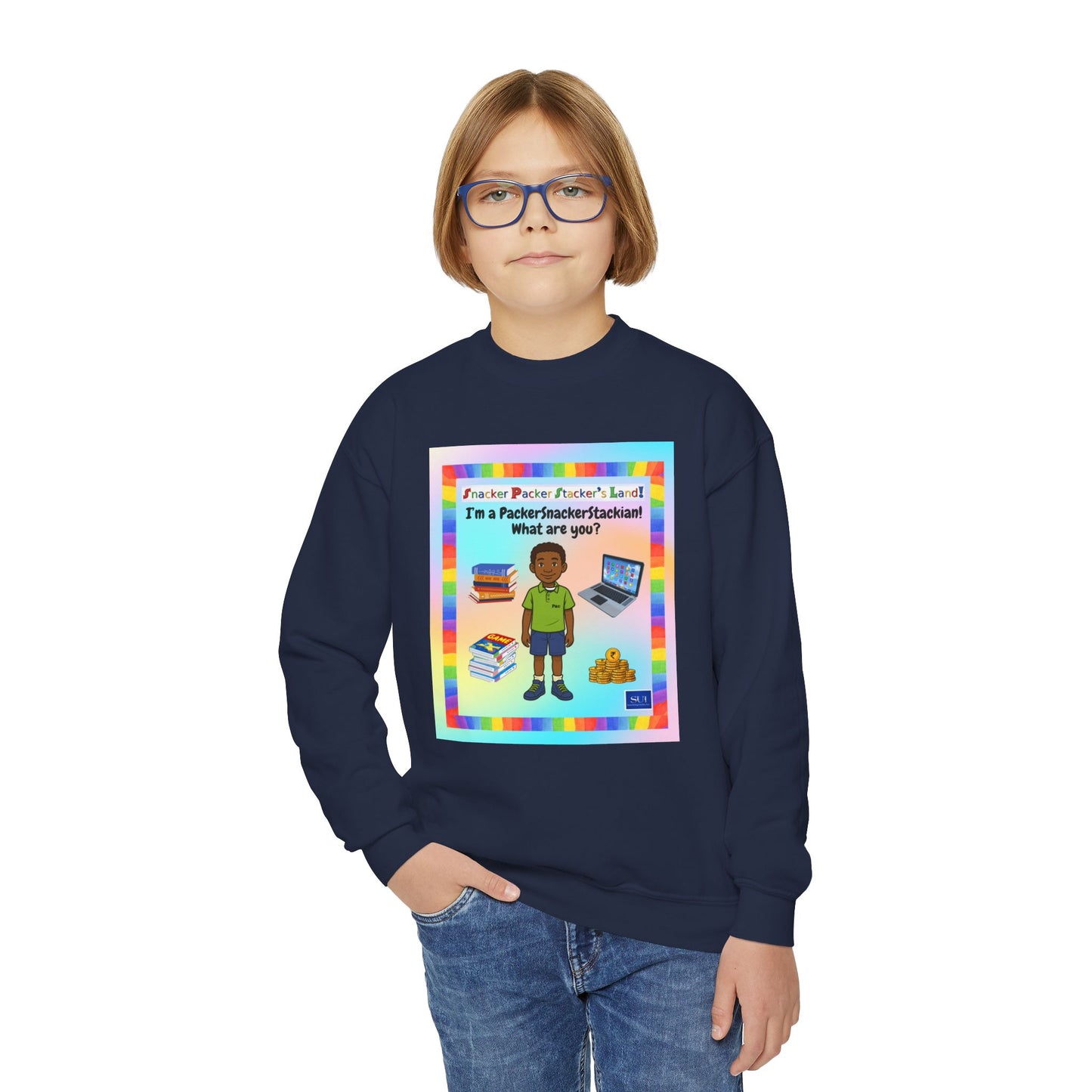 Youth Crewneck Sweatshirt - Perfect for Future Leaders!