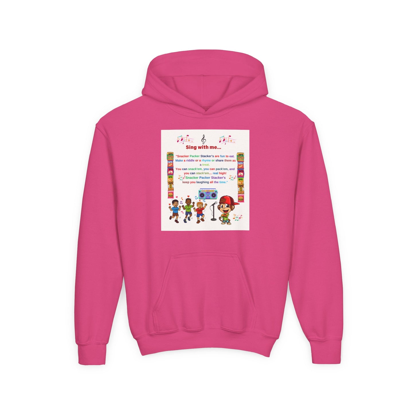 Youth Inspirational Sweatshirt - Fun Sing-Along Design for Kids, Perfect Gift for Birthdays, Family Gatherings, Christmas, and More