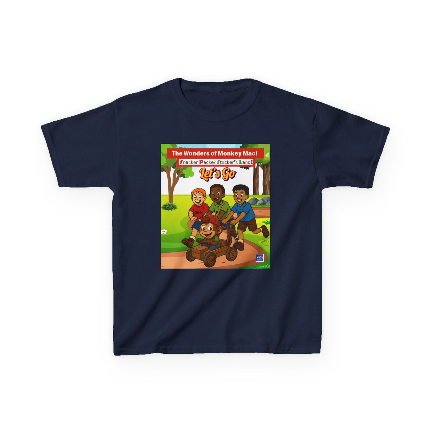 Kids Softstyle Tee - Welcome to Playtime Paradise Design