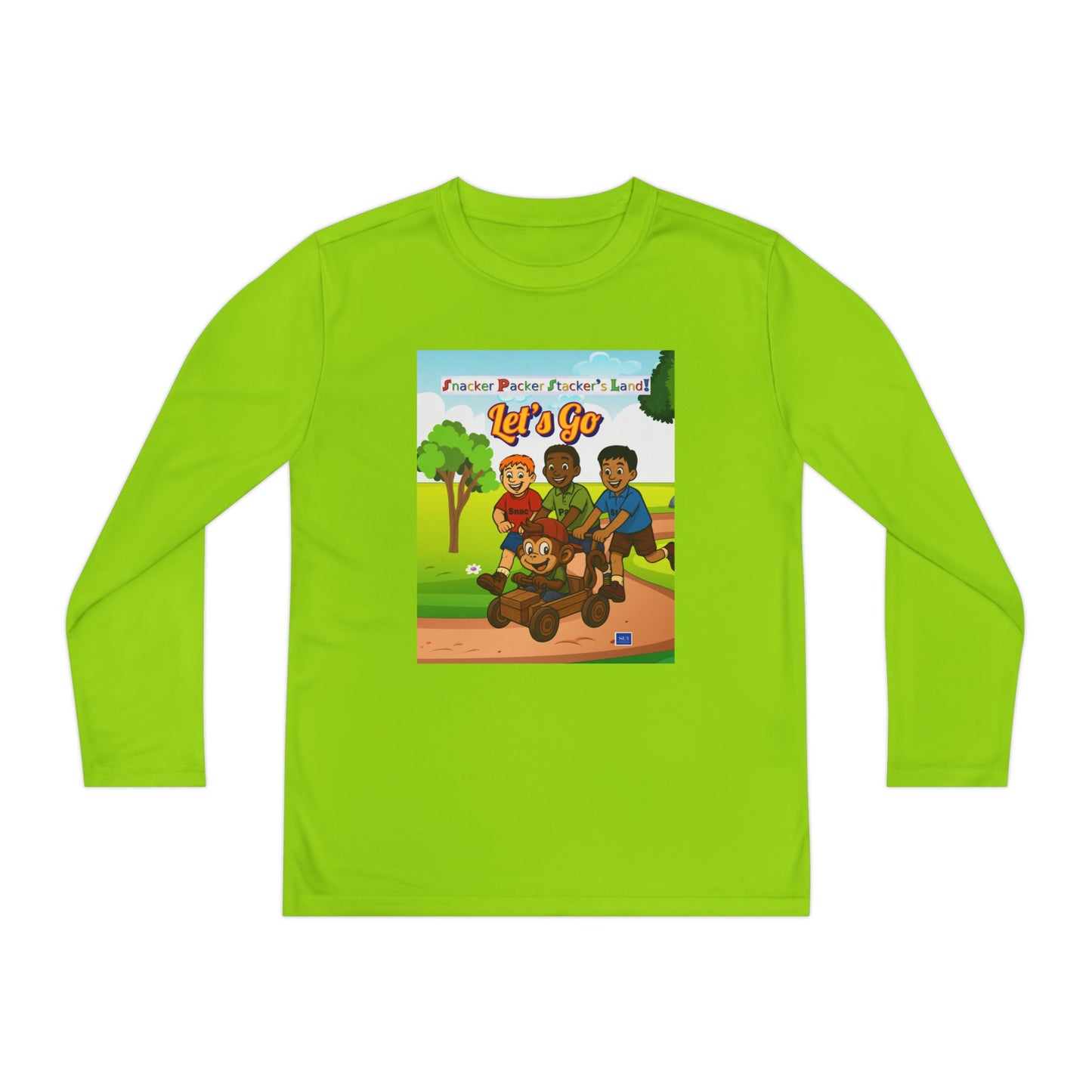 Youth Long Sleeve Graphic Tee - Let's Go Adventure Shirt