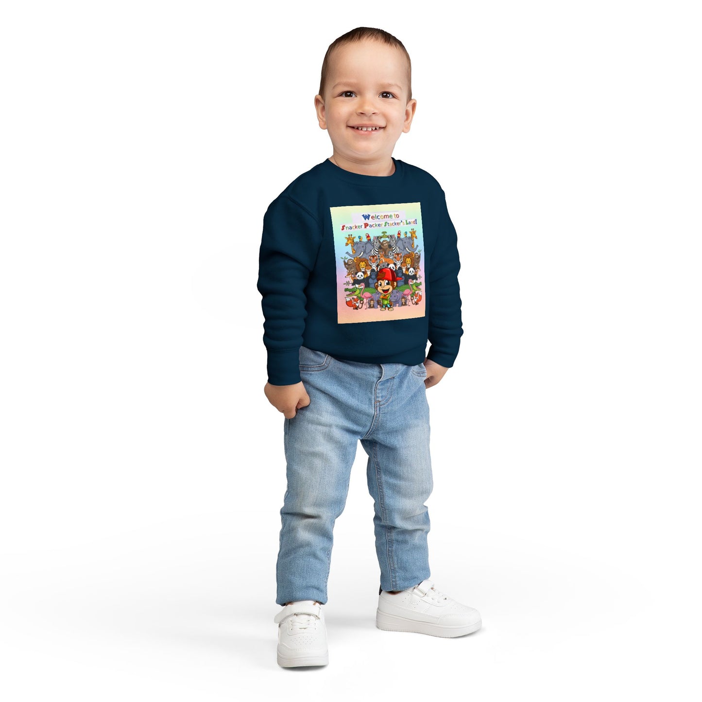 Toddler's welcome to Packer Puckers Land Toddler Sweatshirt