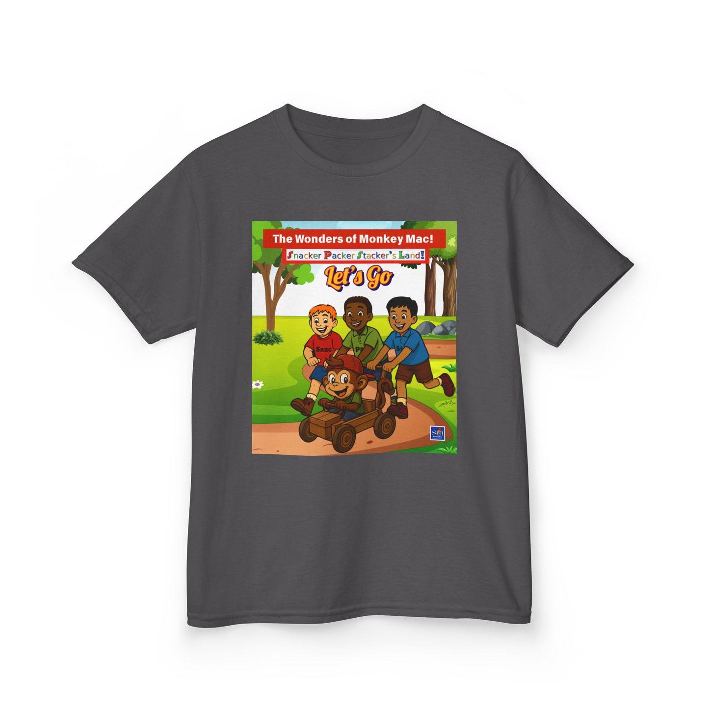 Kids Softstyle Tee - Welcome to Playtime Paradise Design