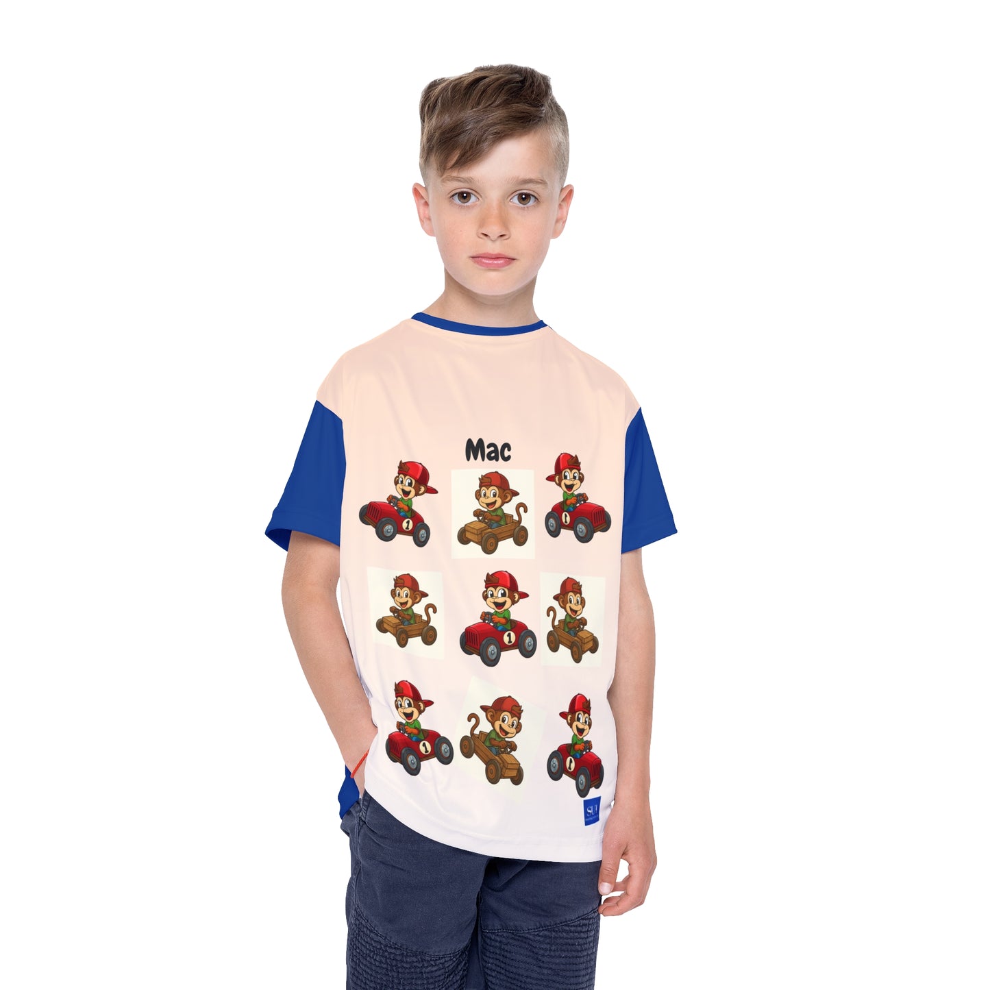 Kids Sports Jersey with Fun Character Design
