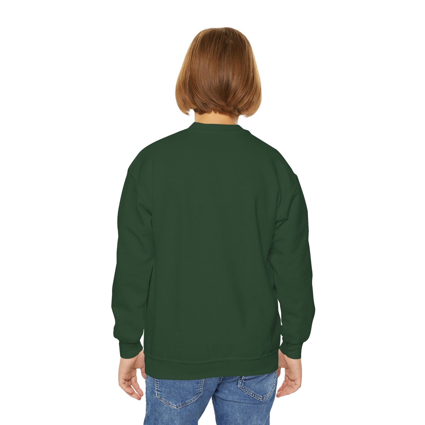 Youth Crewneck Sweatshirt with Fun Character Design