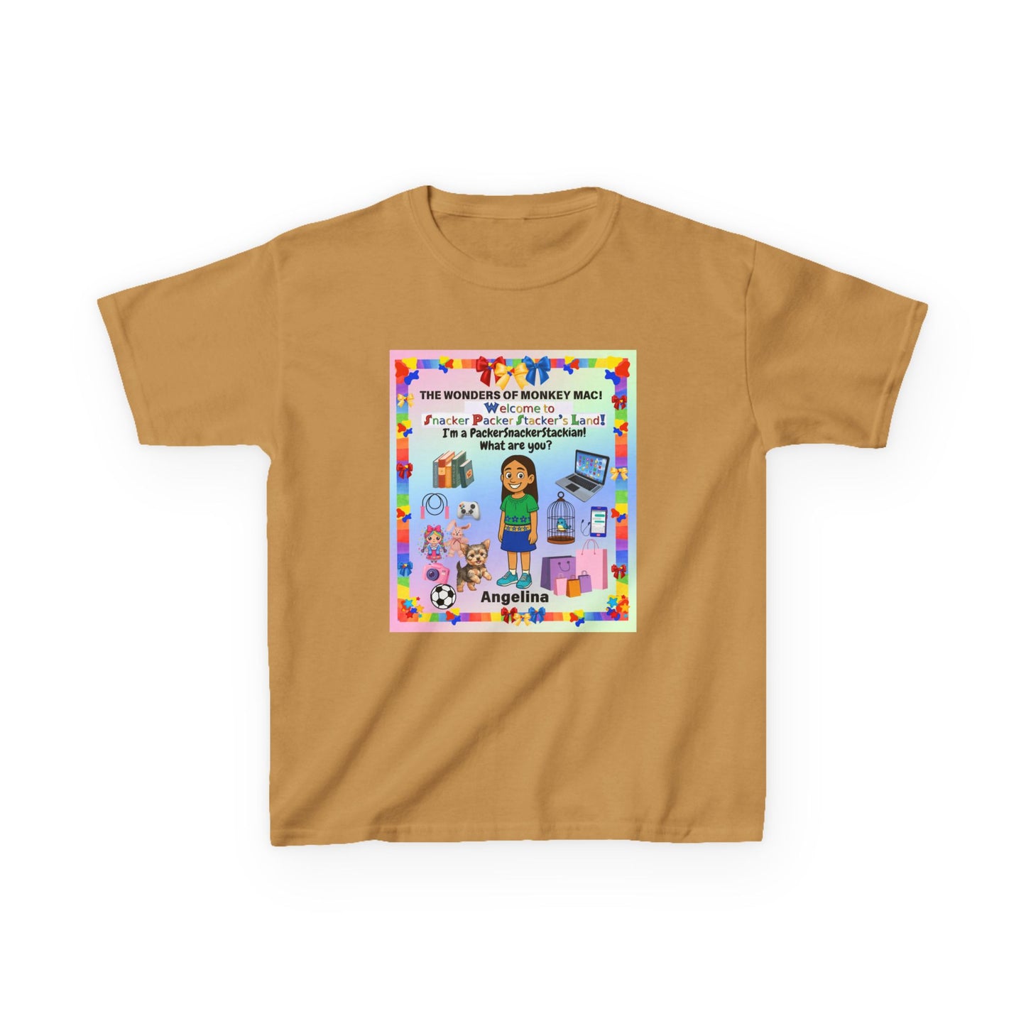 Youth Tee — Personalized "I'm a Packer/Sacker/Stackin' What are you?" Cartoon Kid Shirt