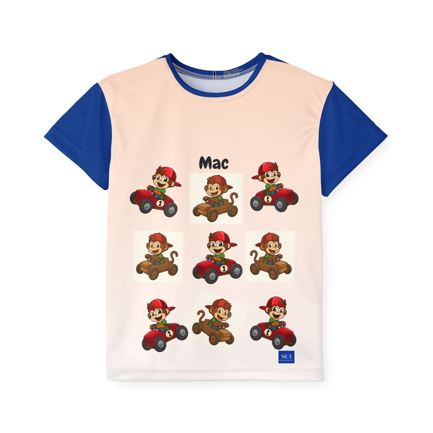 Kids Sports Jersey with Fun Character Design