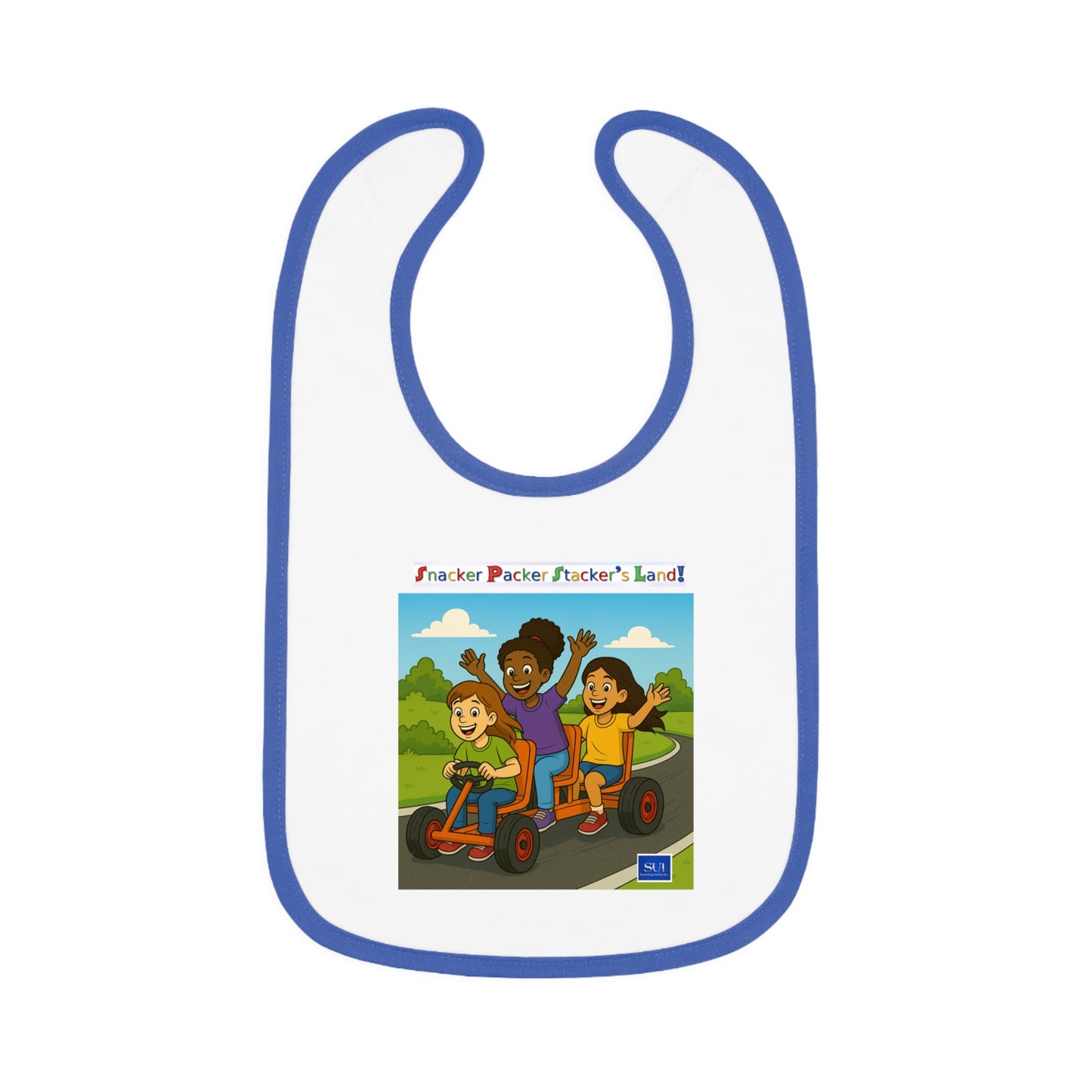 Playful Kids' Jersey Bib with Fun Design