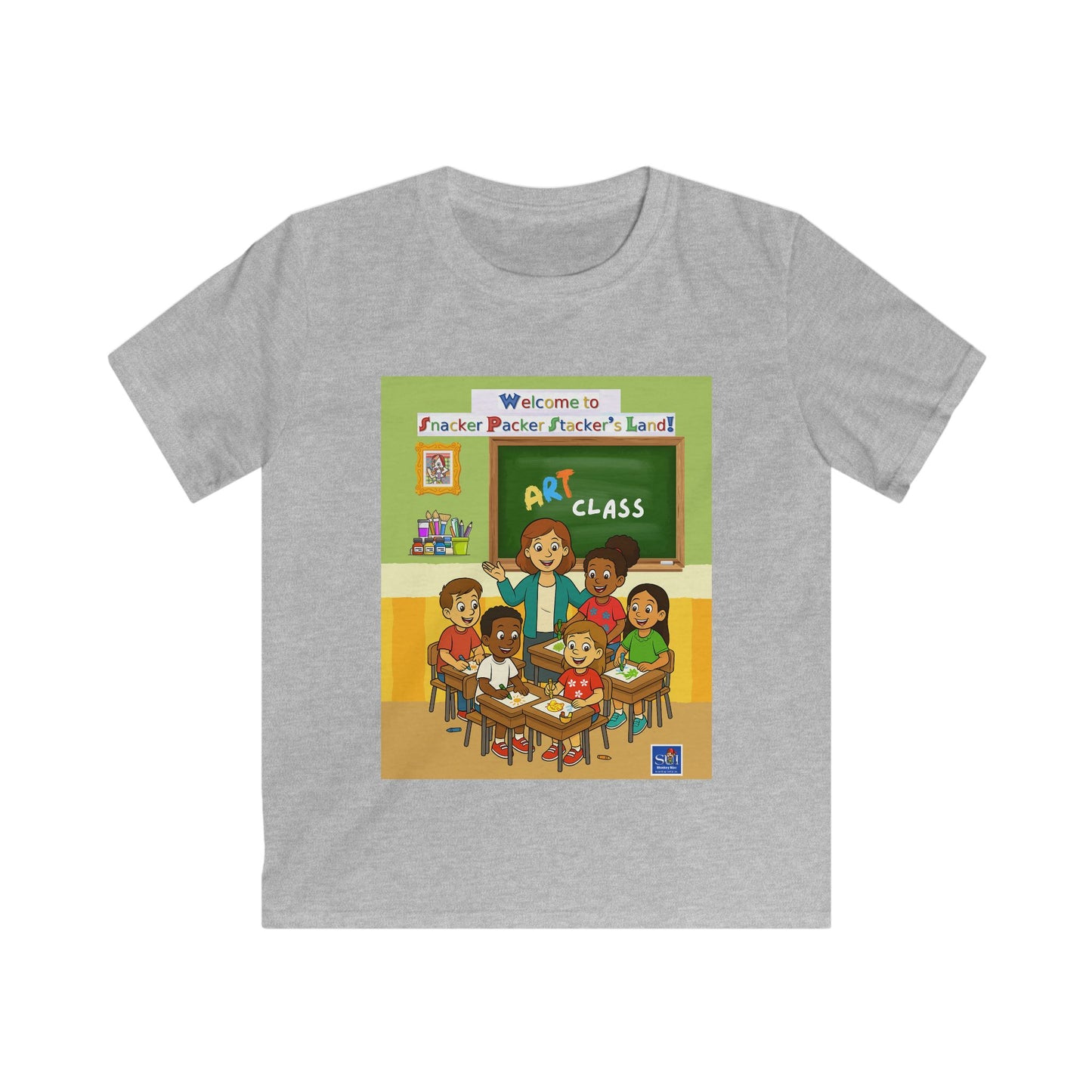Art Class Kids Softstyle Tee - Fun & Colorful Design for Young Artists