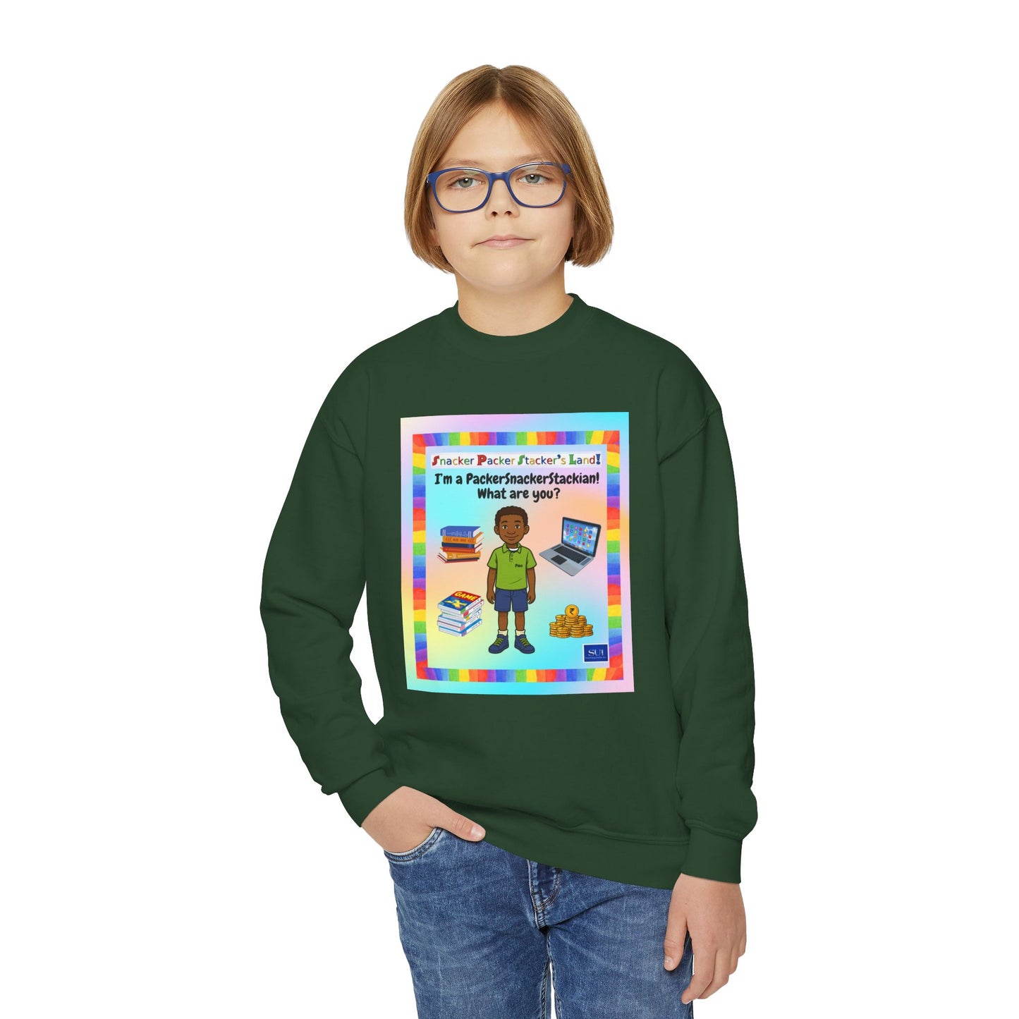 Youth Crewneck Sweatshirt - Perfect for Future Leaders!