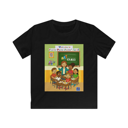 Art Class Kids Softstyle Tee - Fun & Colorful Design for Young Artists