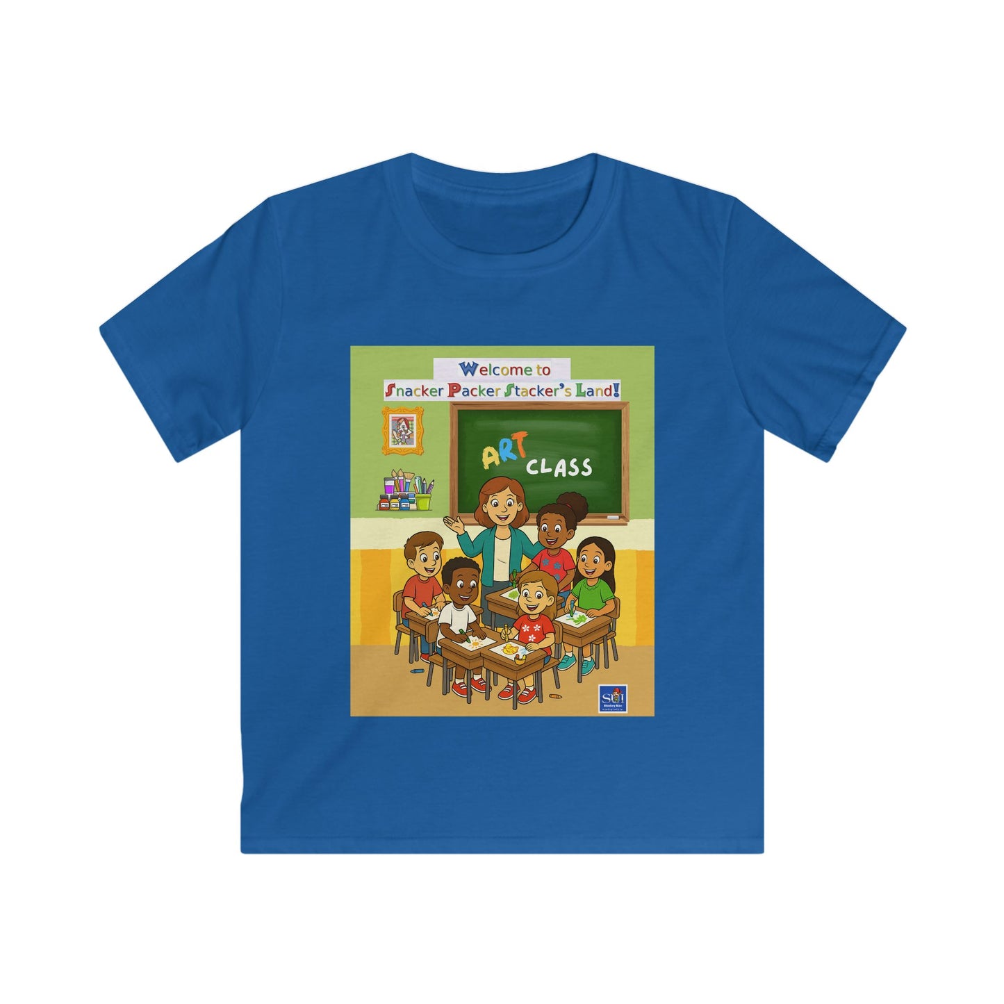 Art Class Kids Softstyle Tee - Fun & Colorful Design for Young Artists