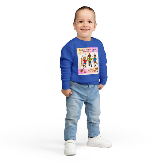 Toddler Sweatshirt - Let's sing the Snacker Packer Stacker's song!
