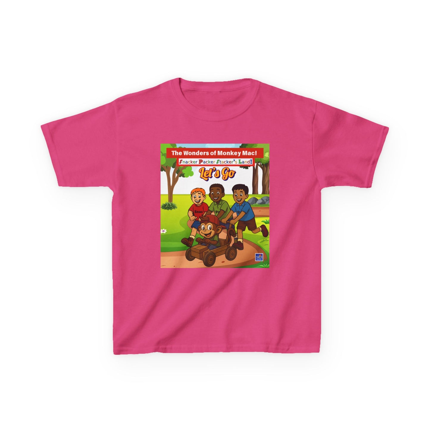 Kids Softstyle Tee - Welcome to Playtime Paradise Design