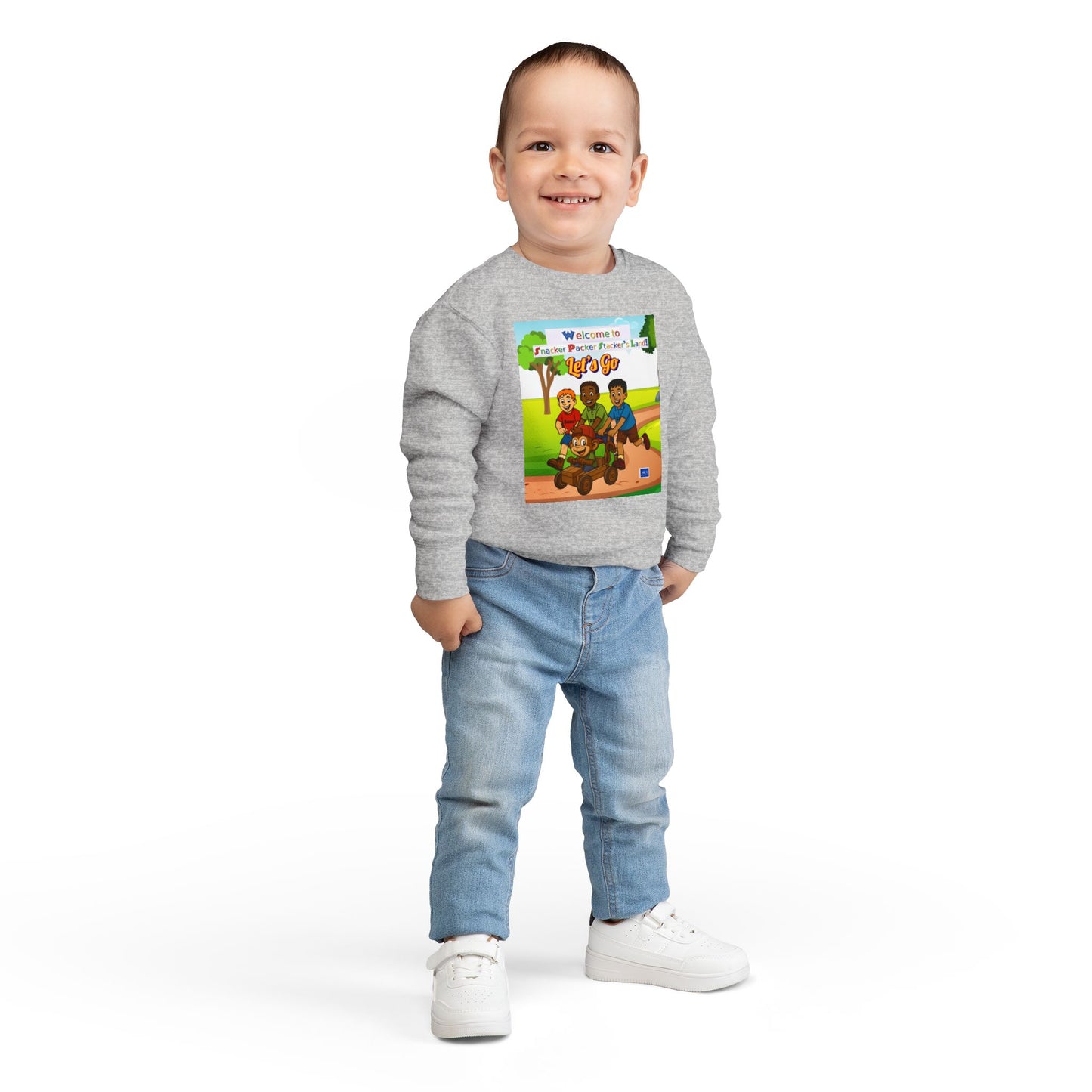 Toddler Sweatshirt - Welcome to Fun Adventures! Let's Go!