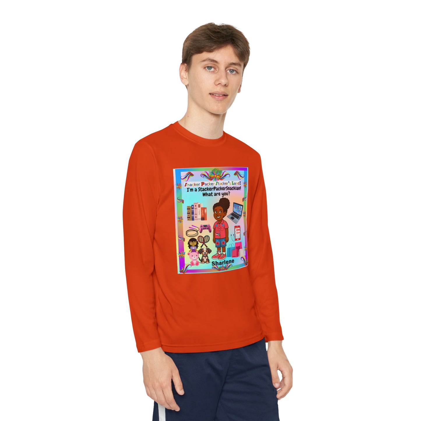 Youth Long Sleeve Tee — I’m a "StackerPackerSnackian!"  What are you?