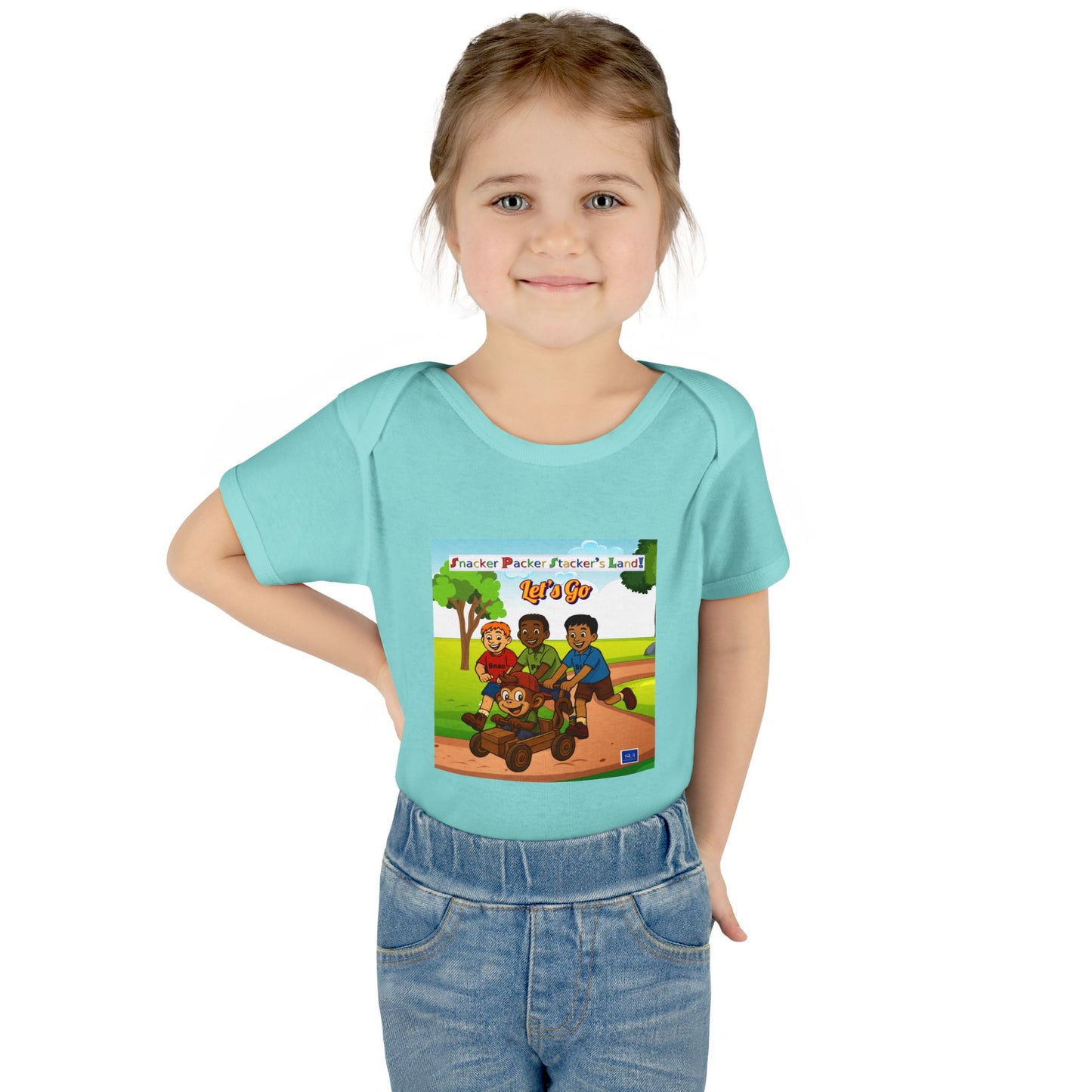 Cute Cartoon Adventure Infant Bodysuit – Perfect for Playtime