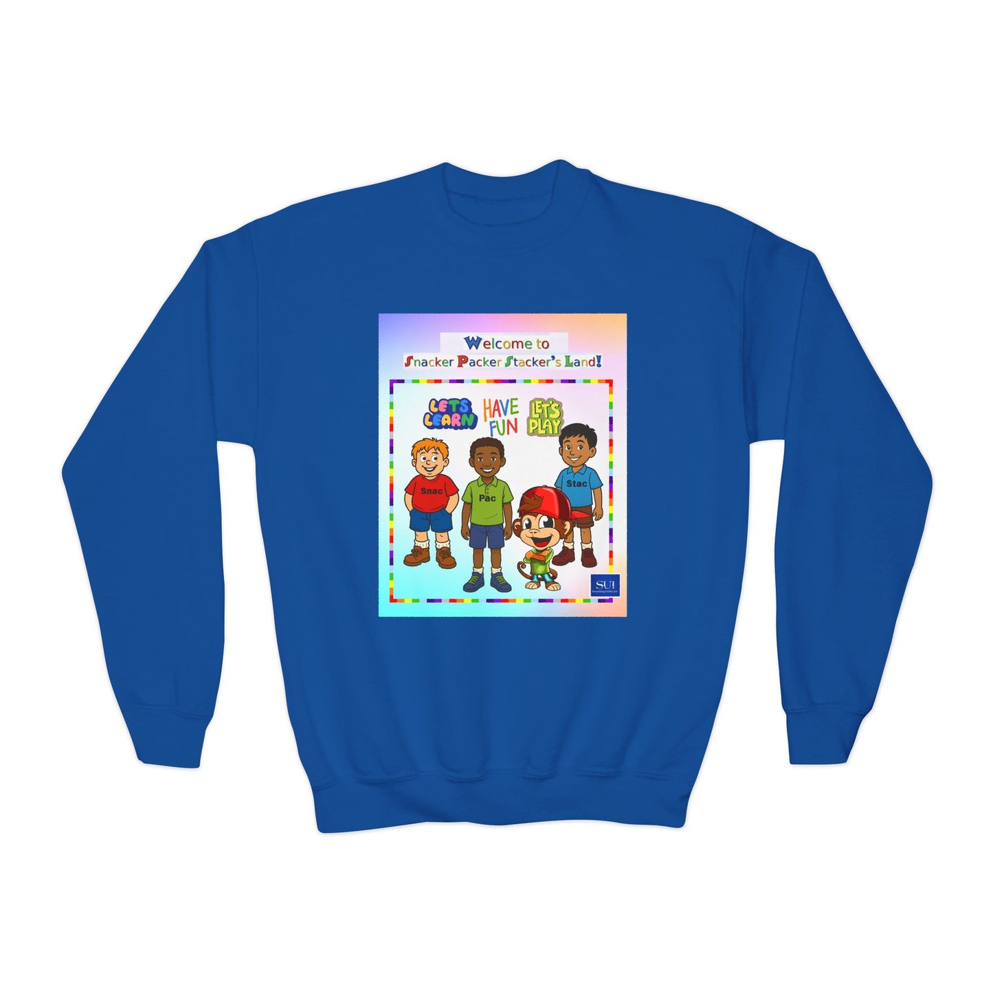 Youth Crewneck Sweatshirt - Welcome to Fun Land Design