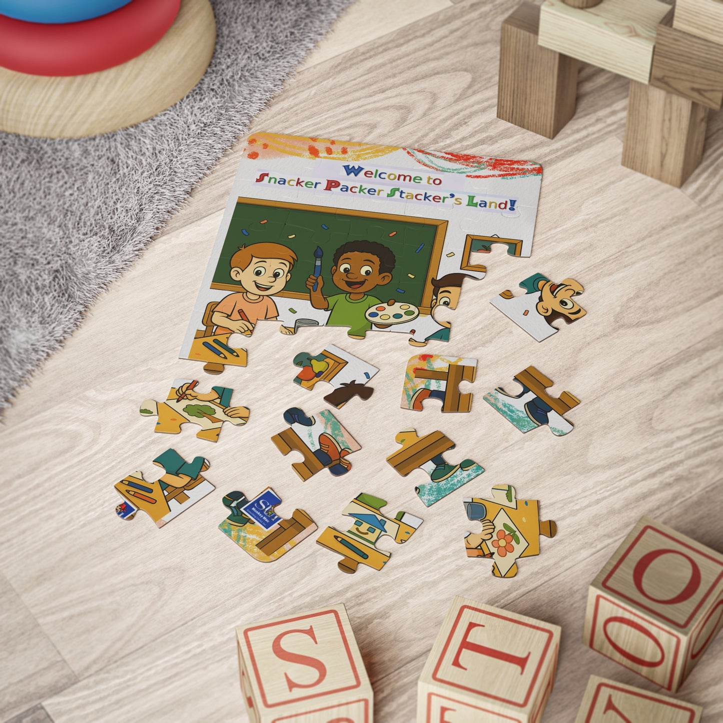 Kids' Puzzle Adventure - 30-Piece Snacker Packer's Land