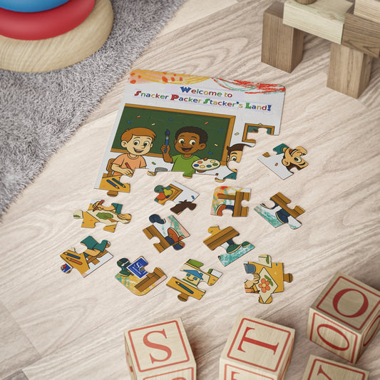 Kids' Puzzle Adventure - 30-Piece Snacker Packer's Land