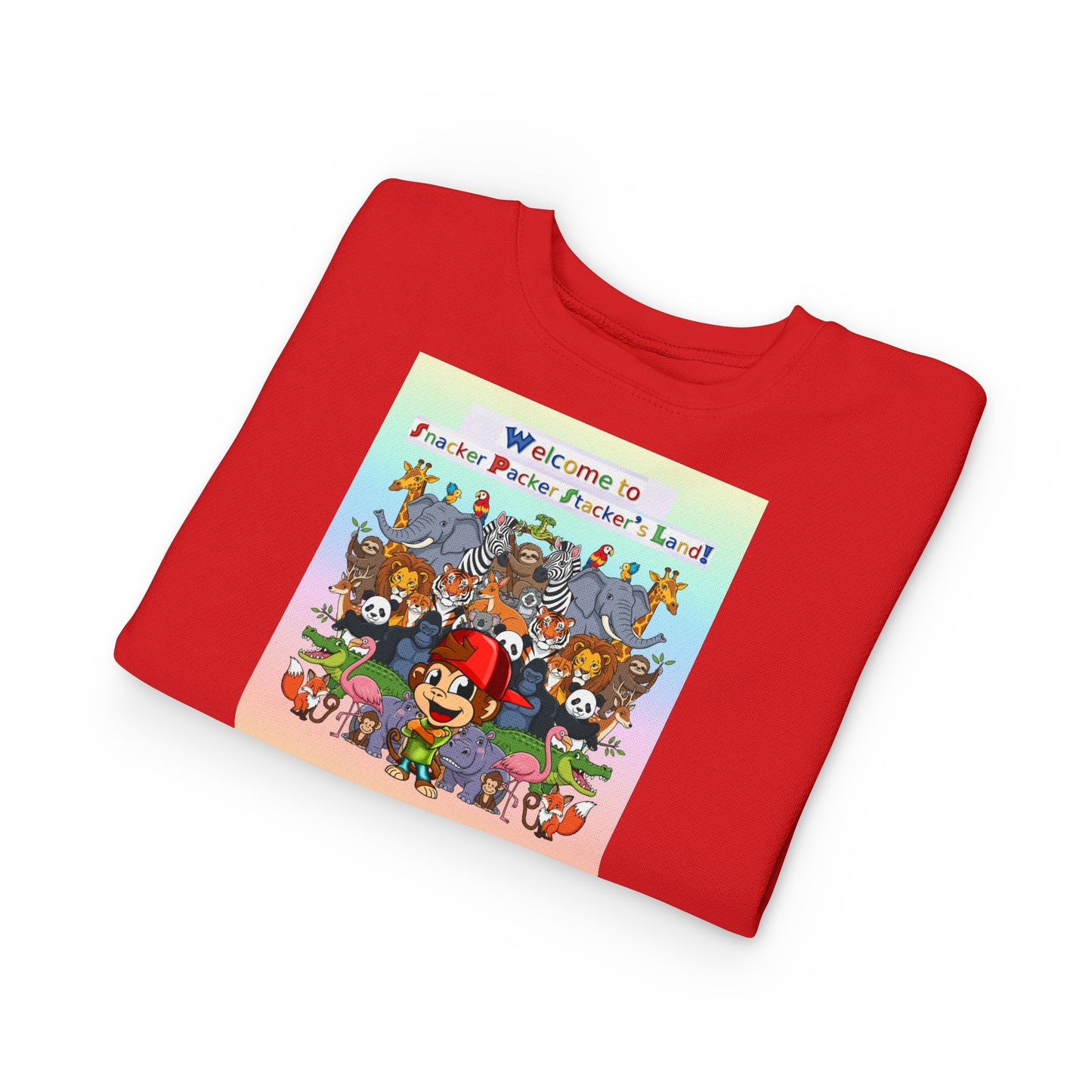 Toddler's welcome to Packer Puckers Land Toddler Sweatshirt