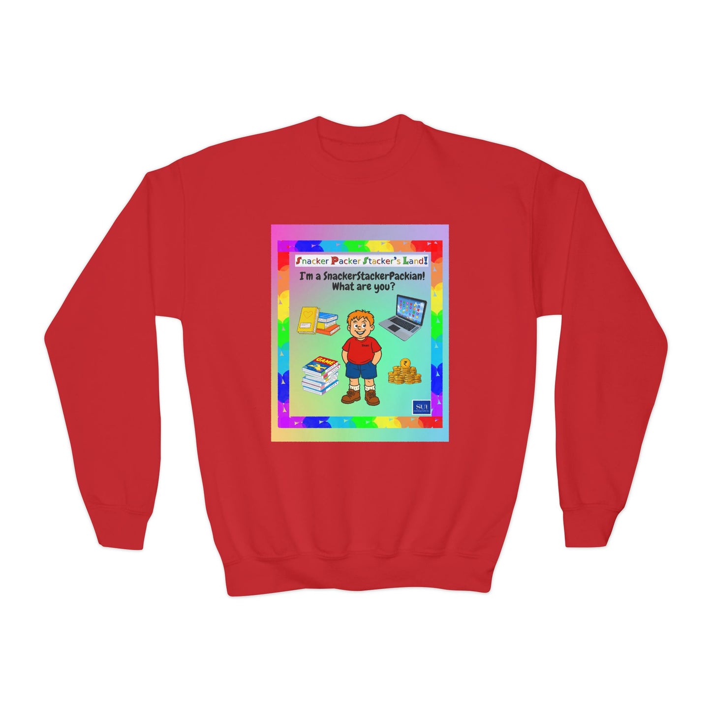 Youth Crewneck Sweatshirt - Inspirational Design for Kids