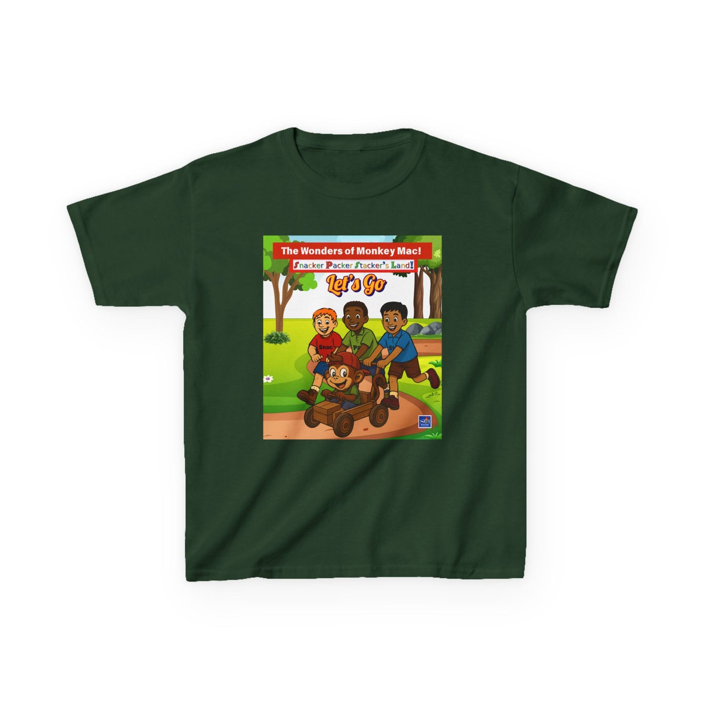 Kids Softstyle Tee - Welcome to Playtime Paradise Design