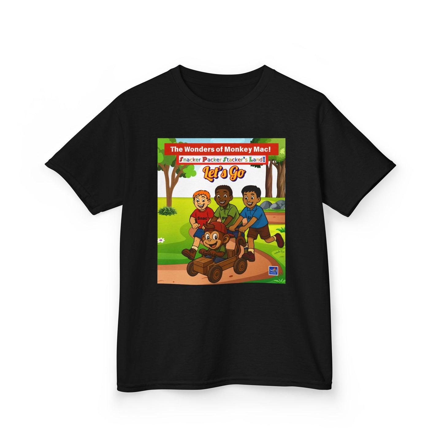 Kids Softstyle Tee - Welcome to Playtime Paradise Design