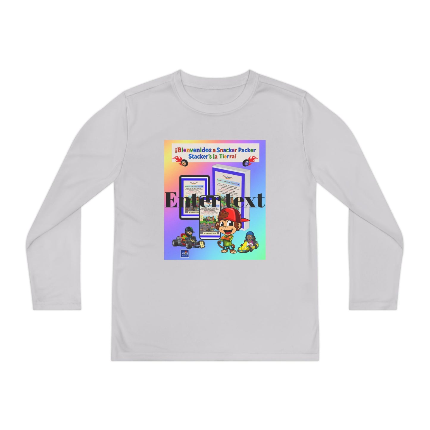 Youth Long Sleeve Tee — 'Bienvenido a Snacker Packer Stacker's' ¡Un mundo de diversión y aventura!
