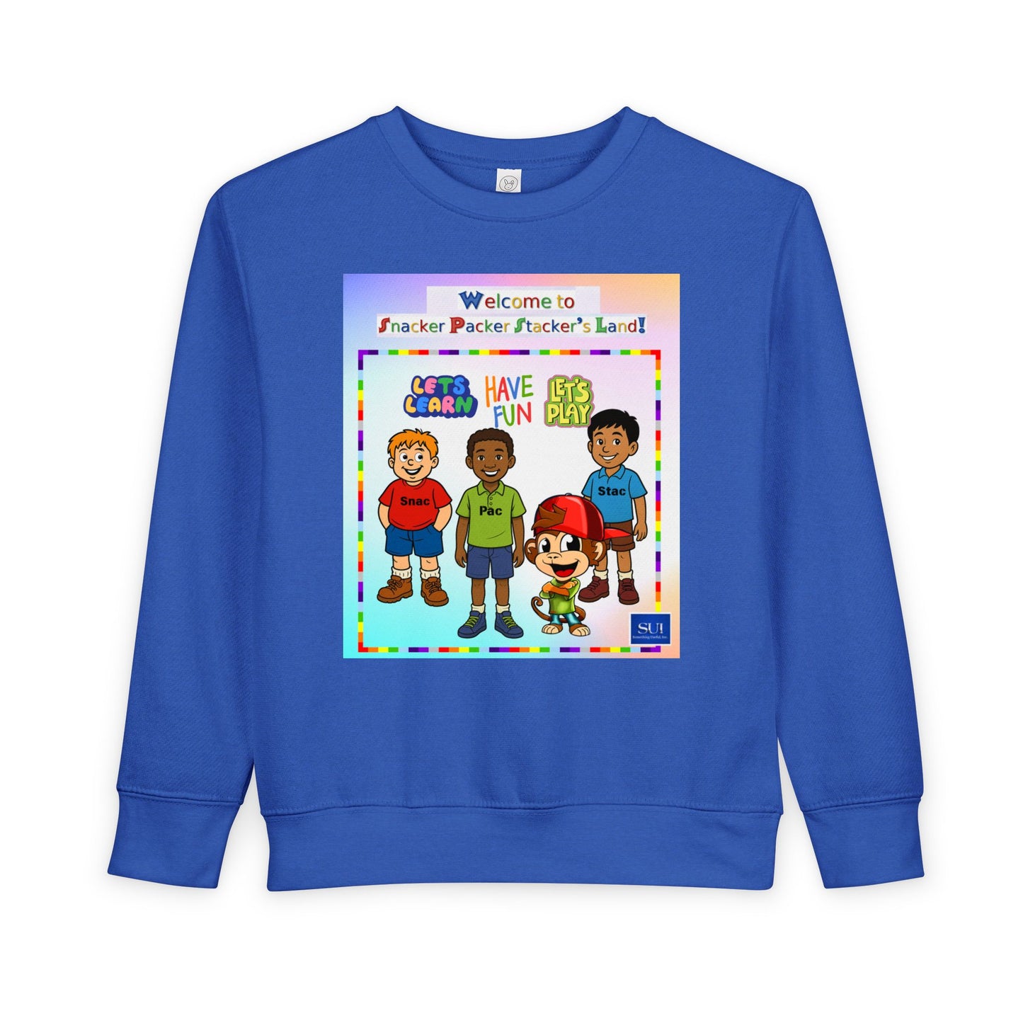 Toddler Sweatshirt - Welcome to Colorful Fun Day Design