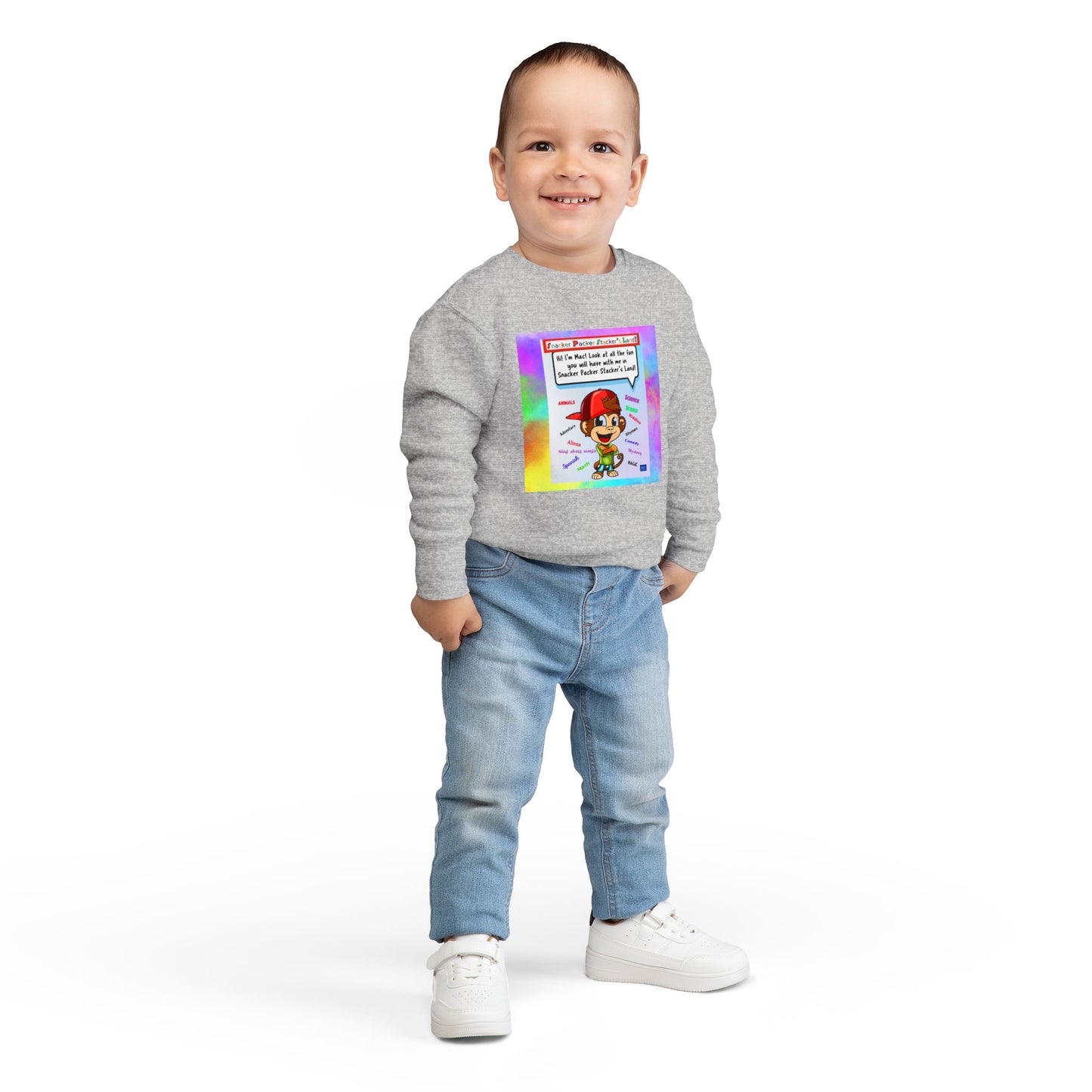 Toddler Sweatshirt with Playful Design - Perfect for Everyday Wear!
