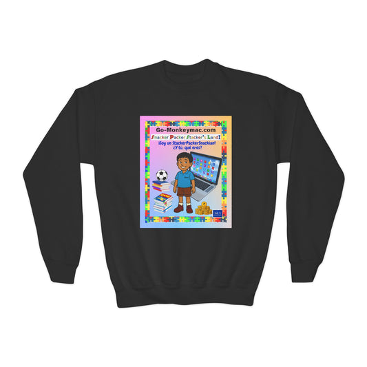 Youth Crewneck Sweatshirt - "I'm a Teacher's Favorite, What Are You?"