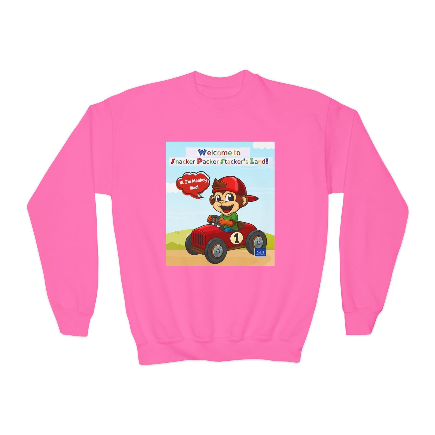 Youth Adventure Crewneck Sweatshirt - Welcome to Parker's Playful Planet