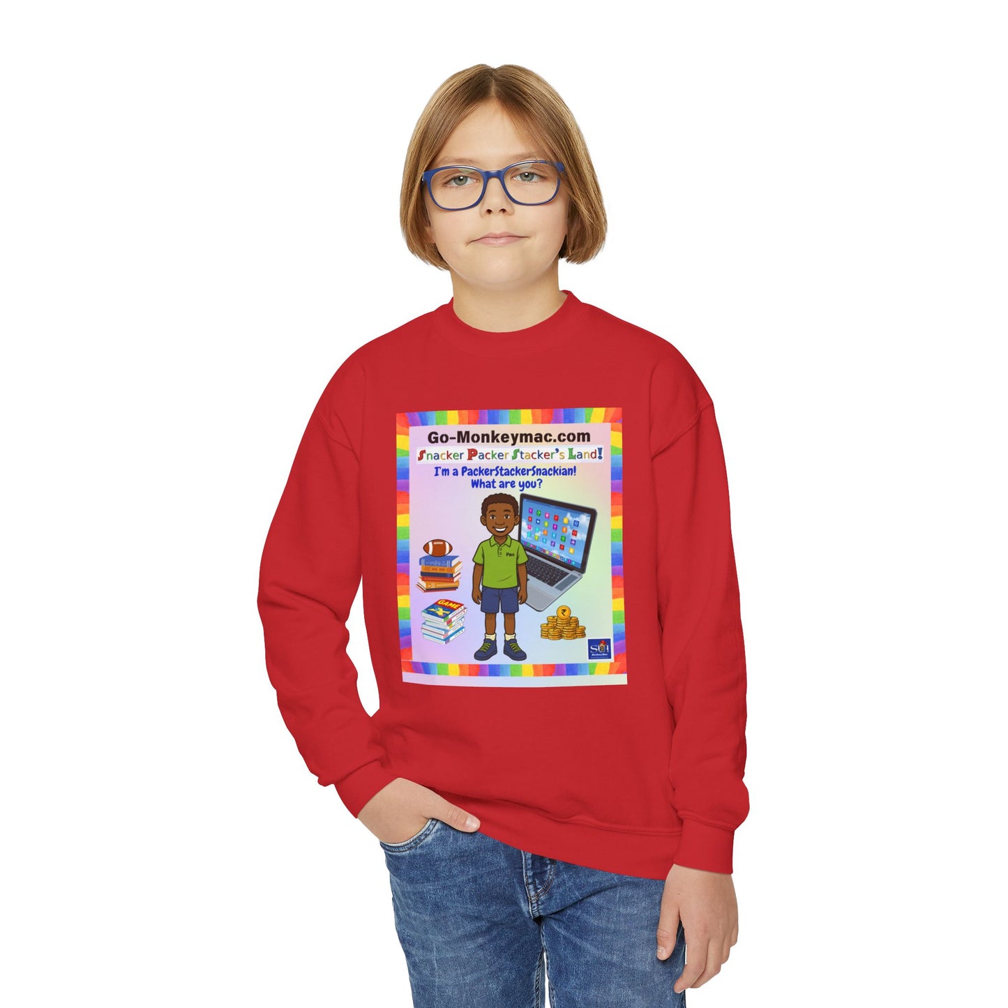 Youth Crewneck Sweatshirt - Perfect for Future Leaders!